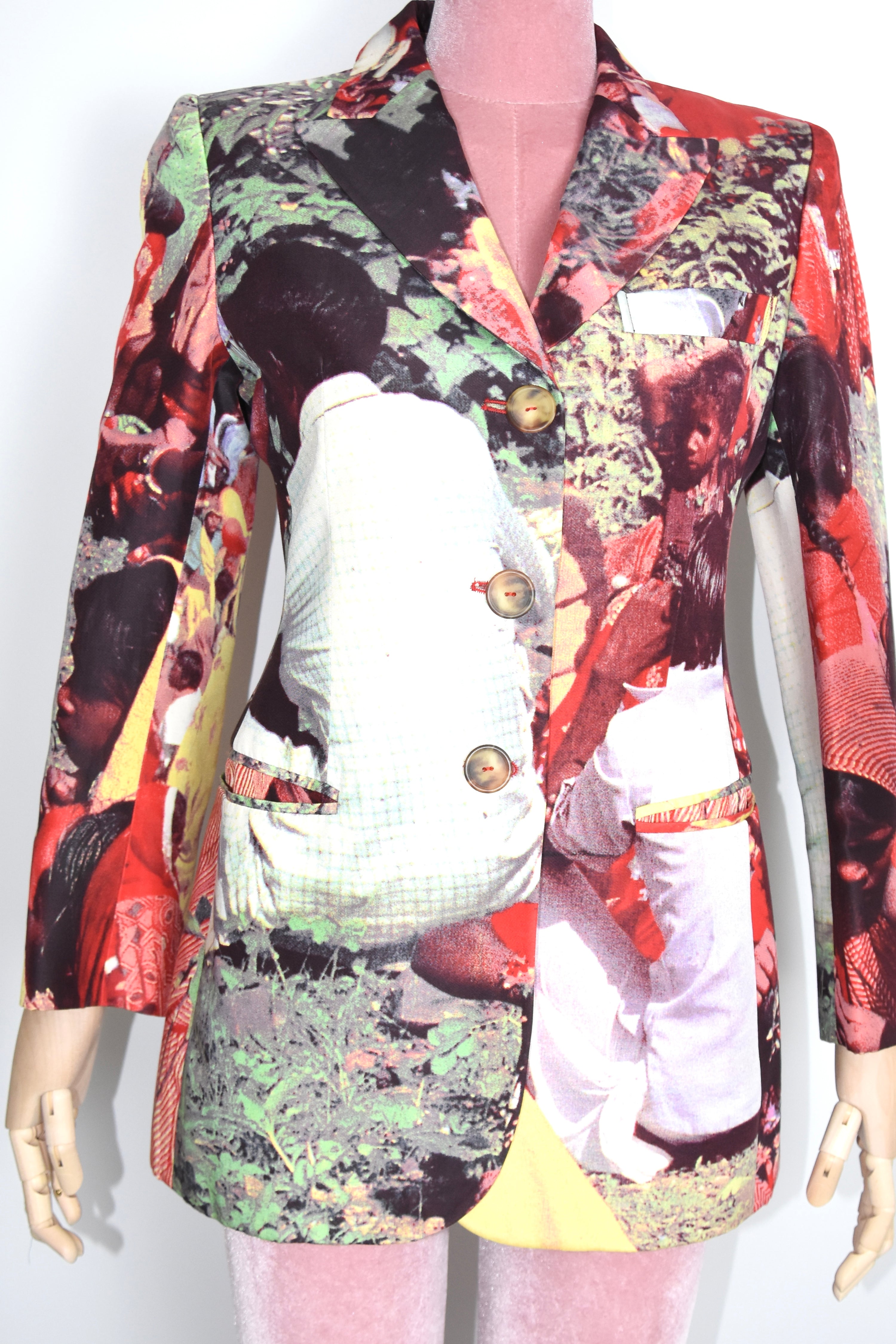 Moschino Vintage All-Over Print Jacket
