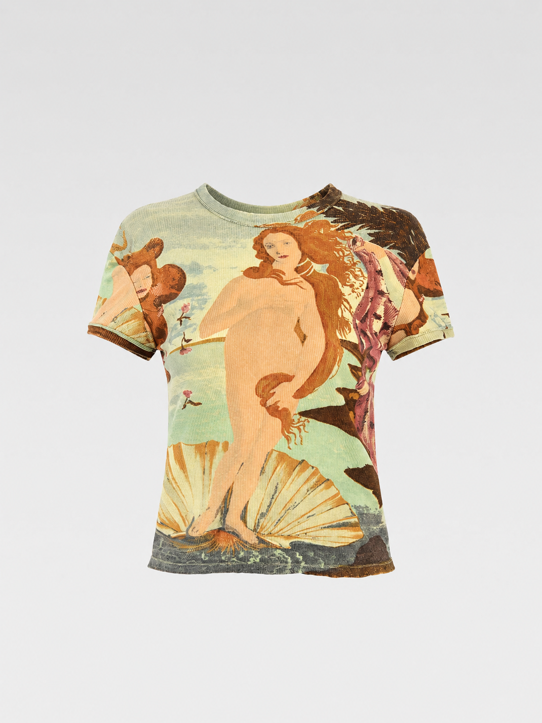 Jean Paul Gaultier Venus Art Print Mesh T-Shirt – Late 1990s Archive Collectible