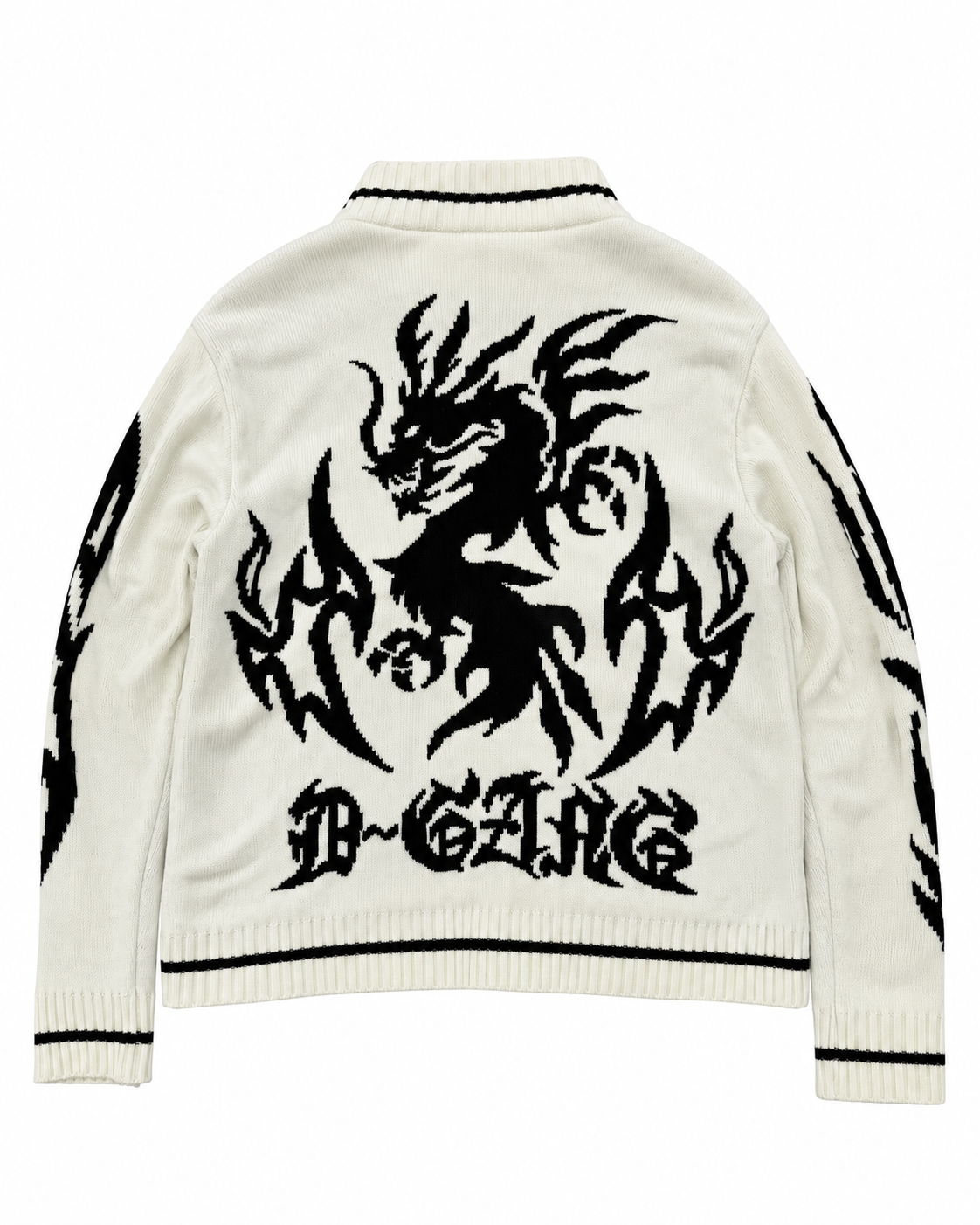 Rare Vintage Dragon Graphic Knit Sweater