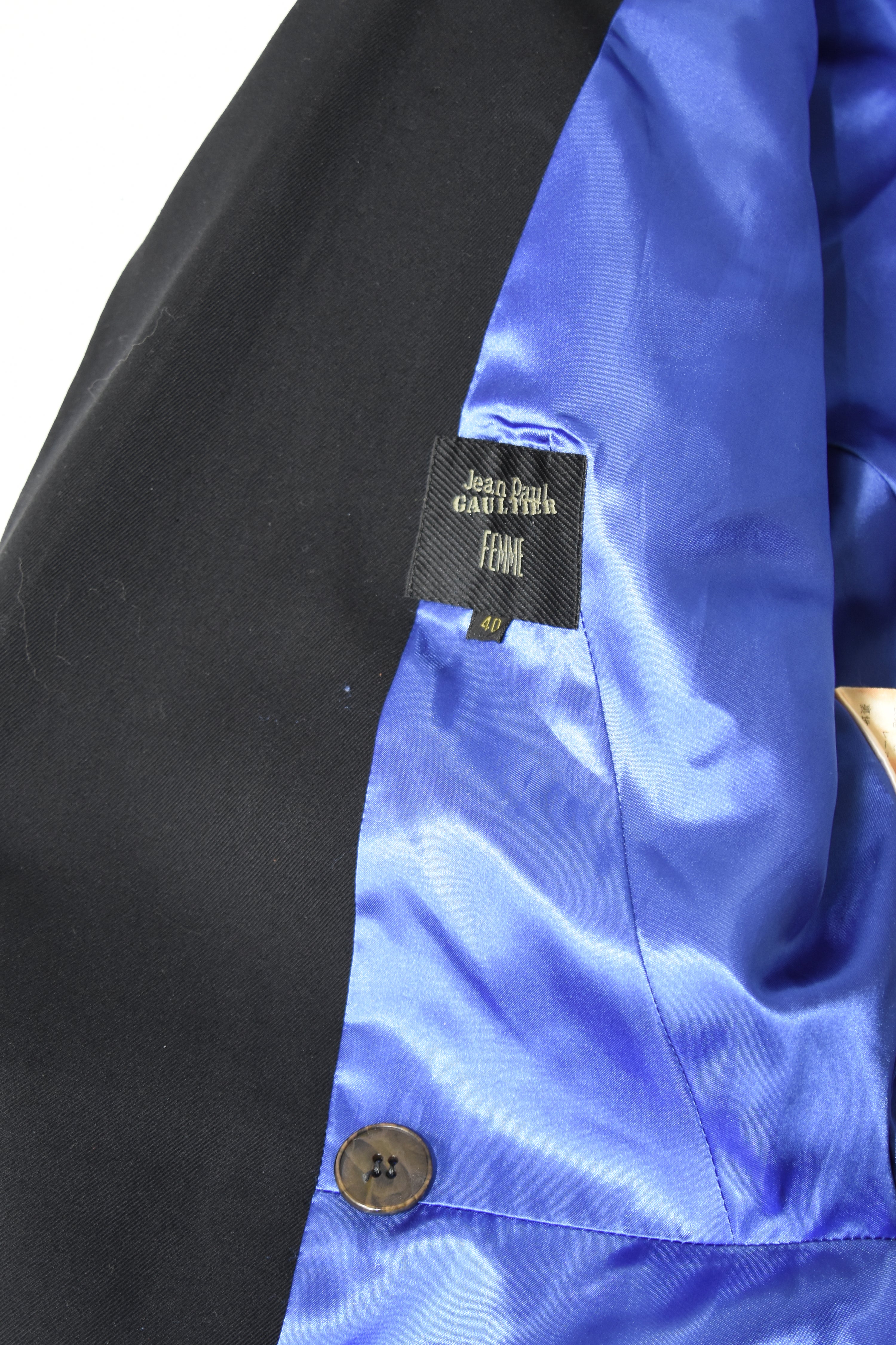 Jean Paul Gaultier Sculpted Tux Tailored Blazer