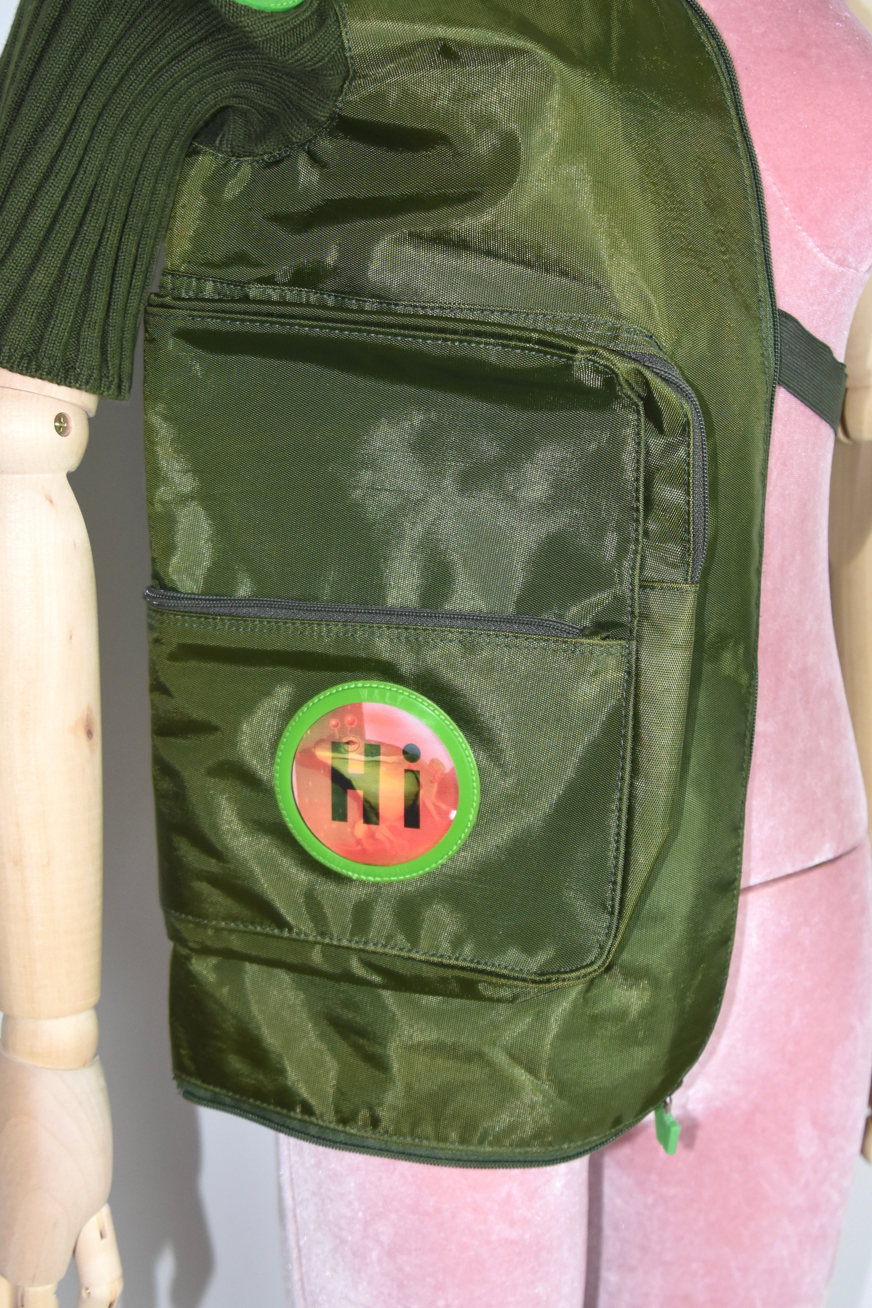 Walter Van Beirendonck W&LT Asymmetric Utility Vest – Nylon Archive Futuristic Tactical Piece