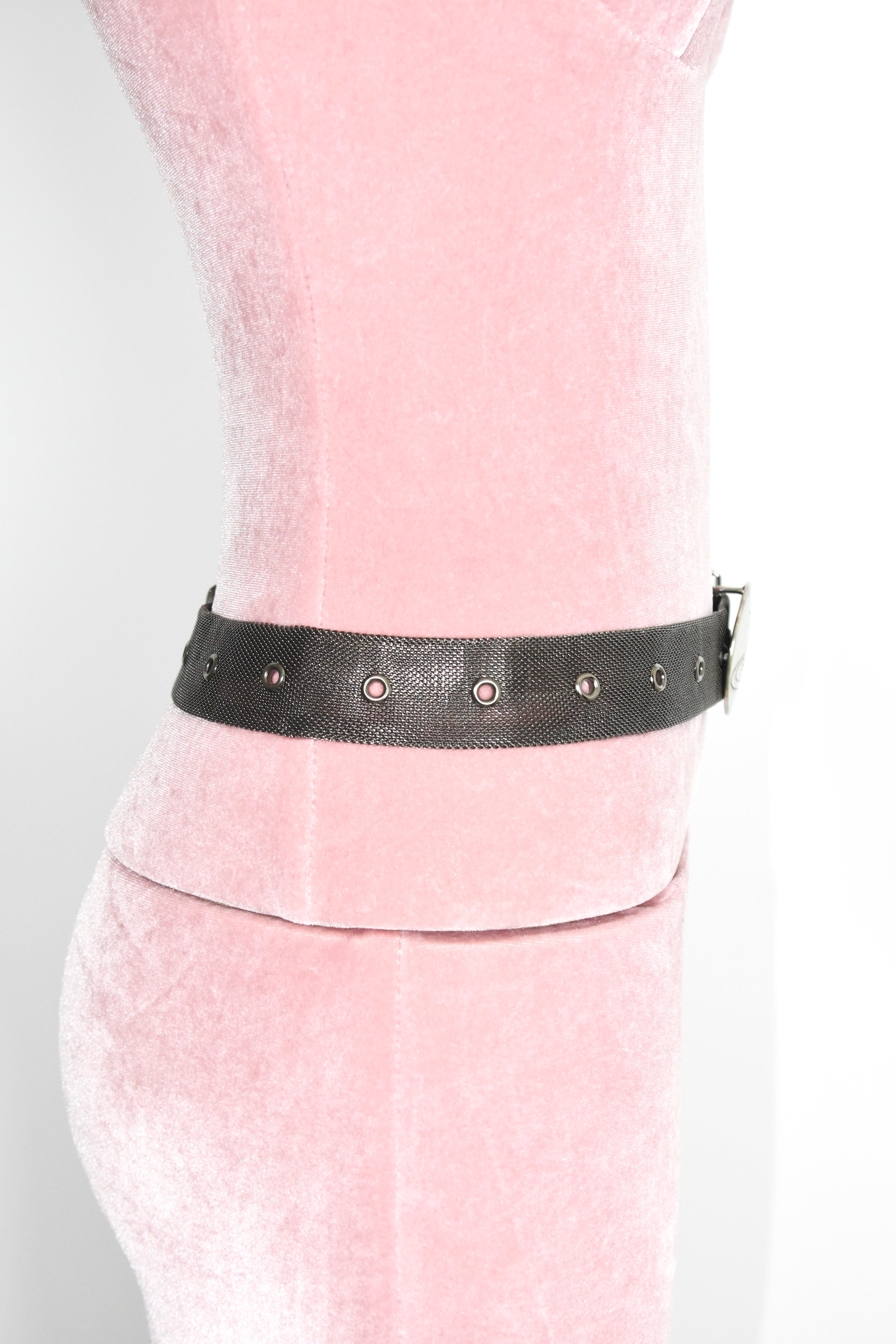 Vivienne Westwood Orb Buckle Metal Mesh Belt – Rare Vintage Punk Archive Piece