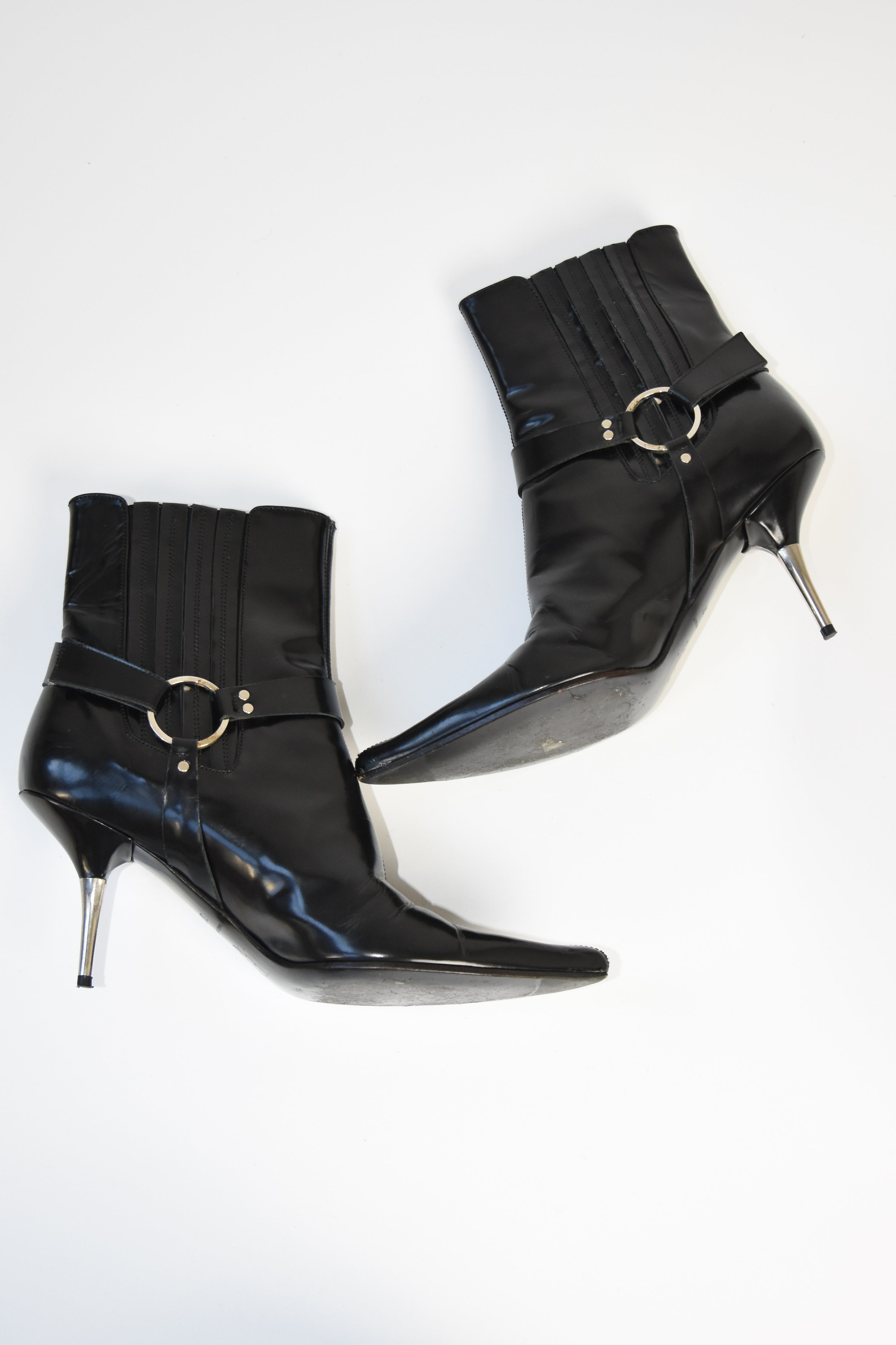 Christian Dior by John Galliano Millennium Hardcore Punk Pointed Boots