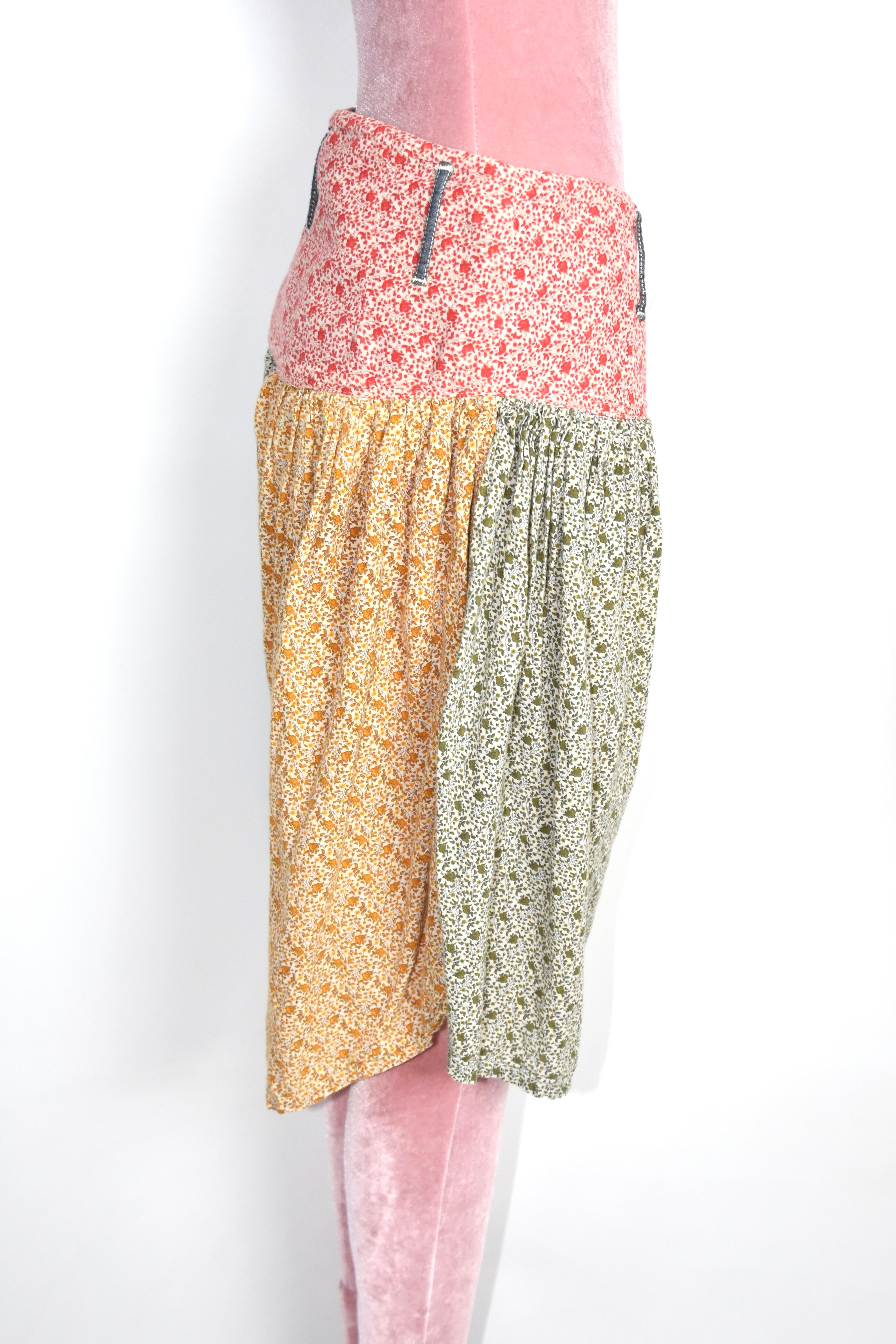 KAPITAL Patchwork Floral Balloon Shorts – Japanese Folk Patchwork Cotton Shorts