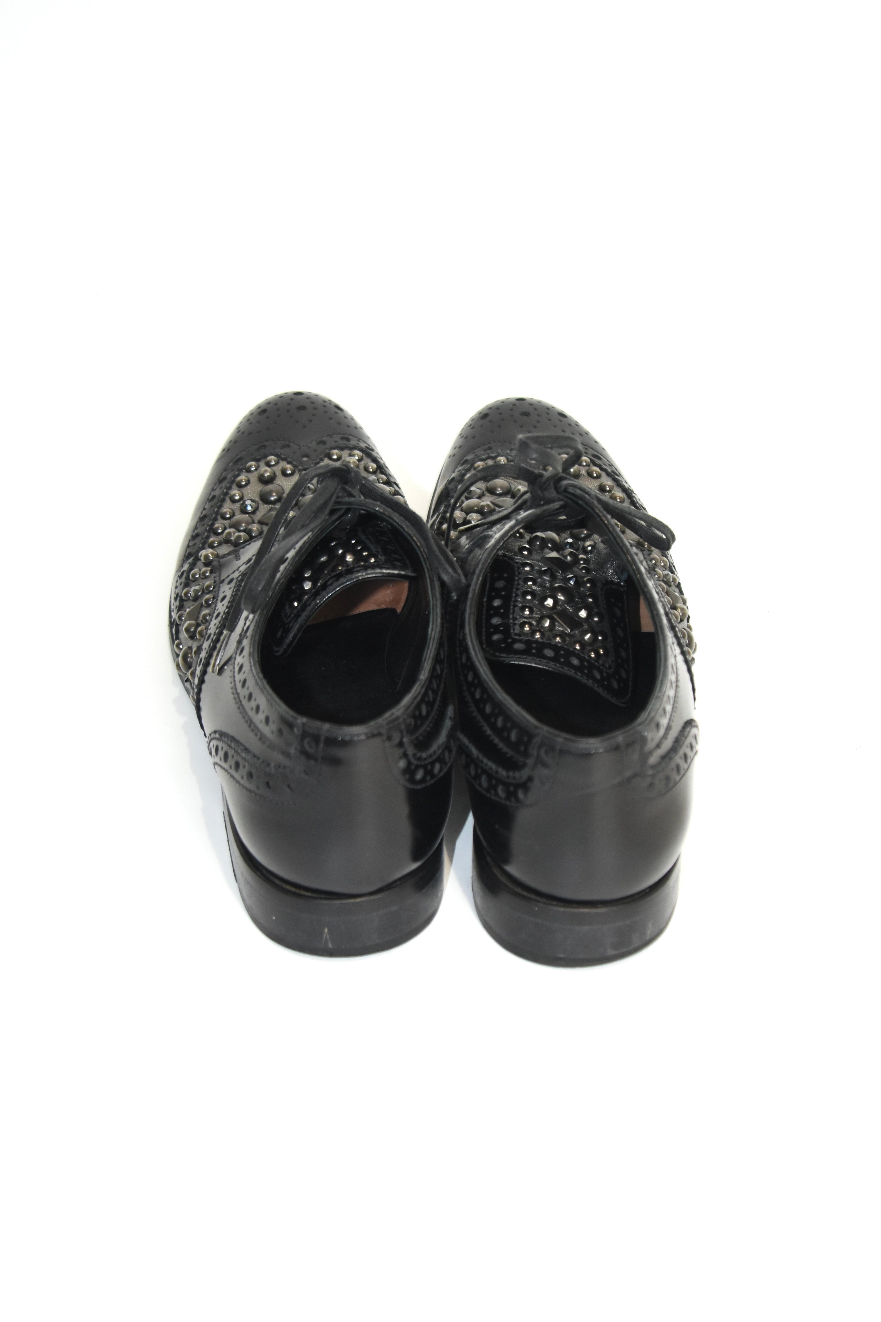 Dolce & Gabbana Studded Gothic Brogues