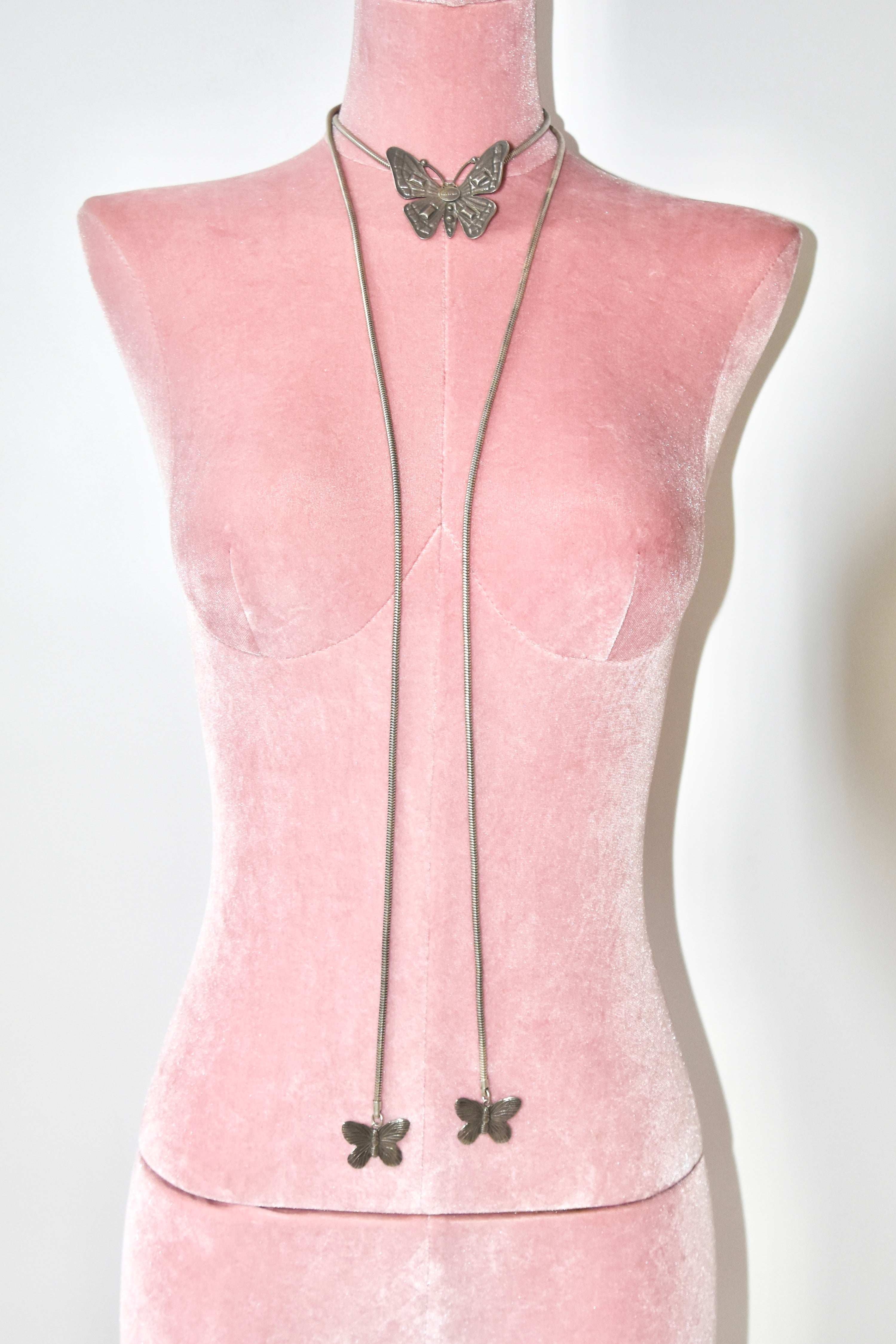 Jean Paul Gaultier Triple-Wrap Butterfly Choker