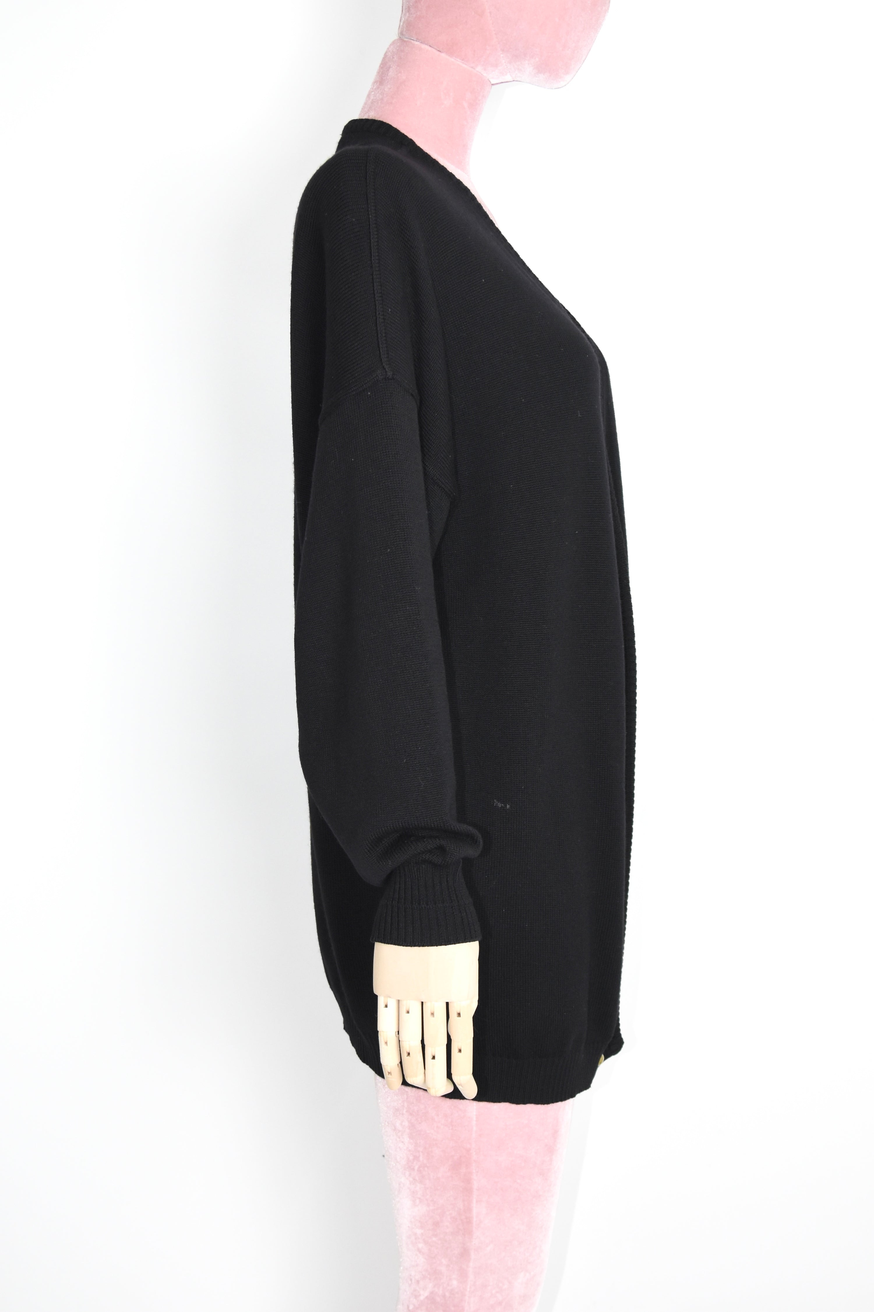 Gianni Versace Vintage Gold Button Knit Cardigan