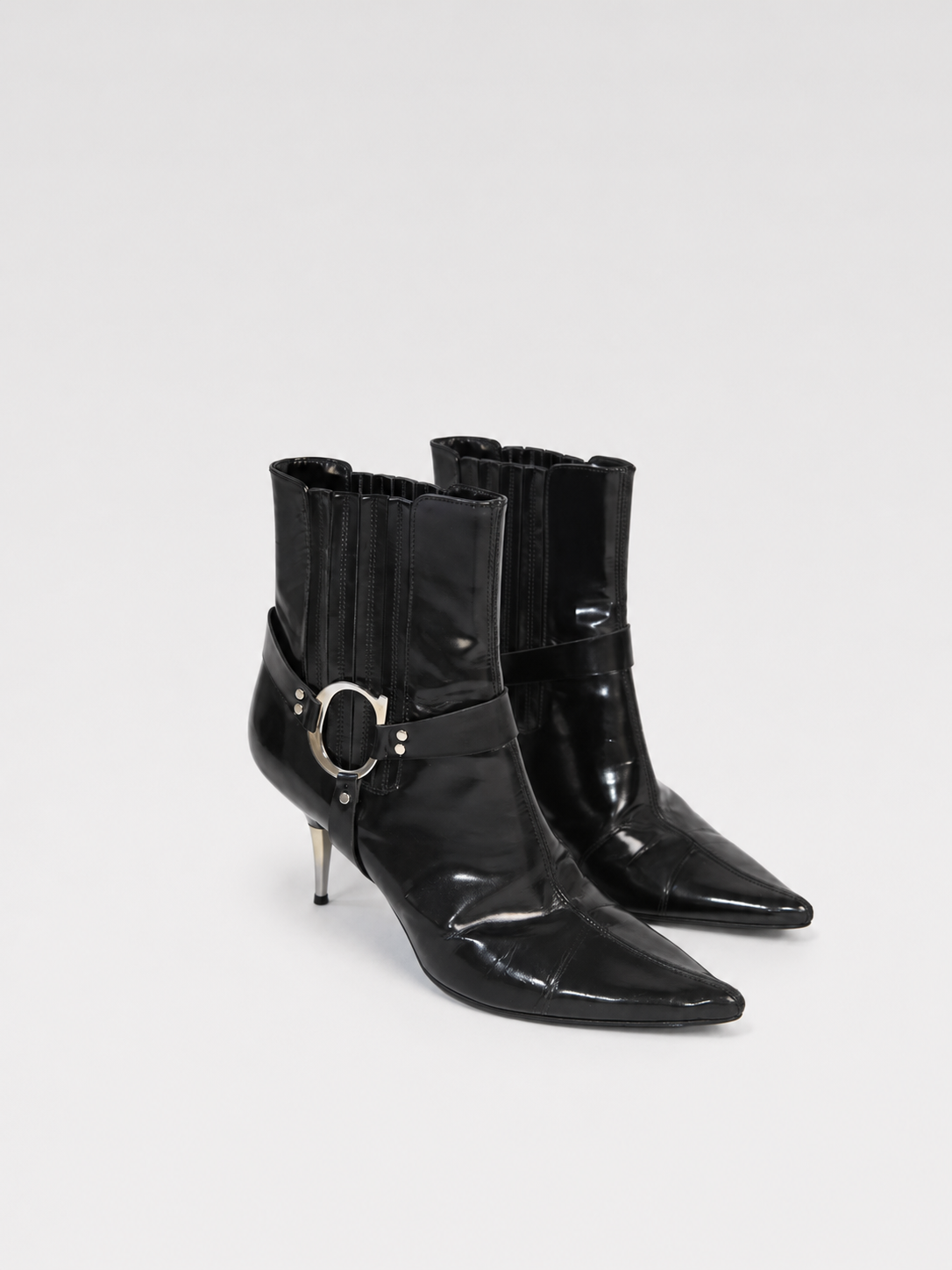 Christian Dior by John Galliano Millennium Hardcore Punk Pointed Boots
