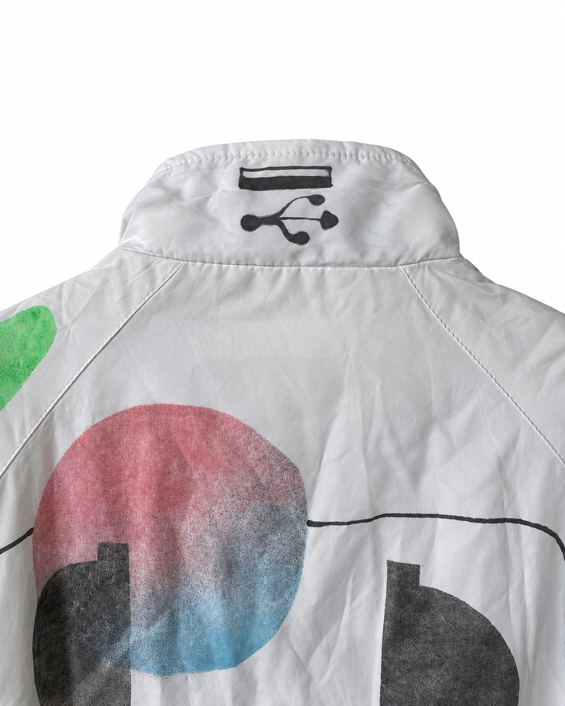 GOOD PEOPLE Original Reworked Graphic Track Jacket