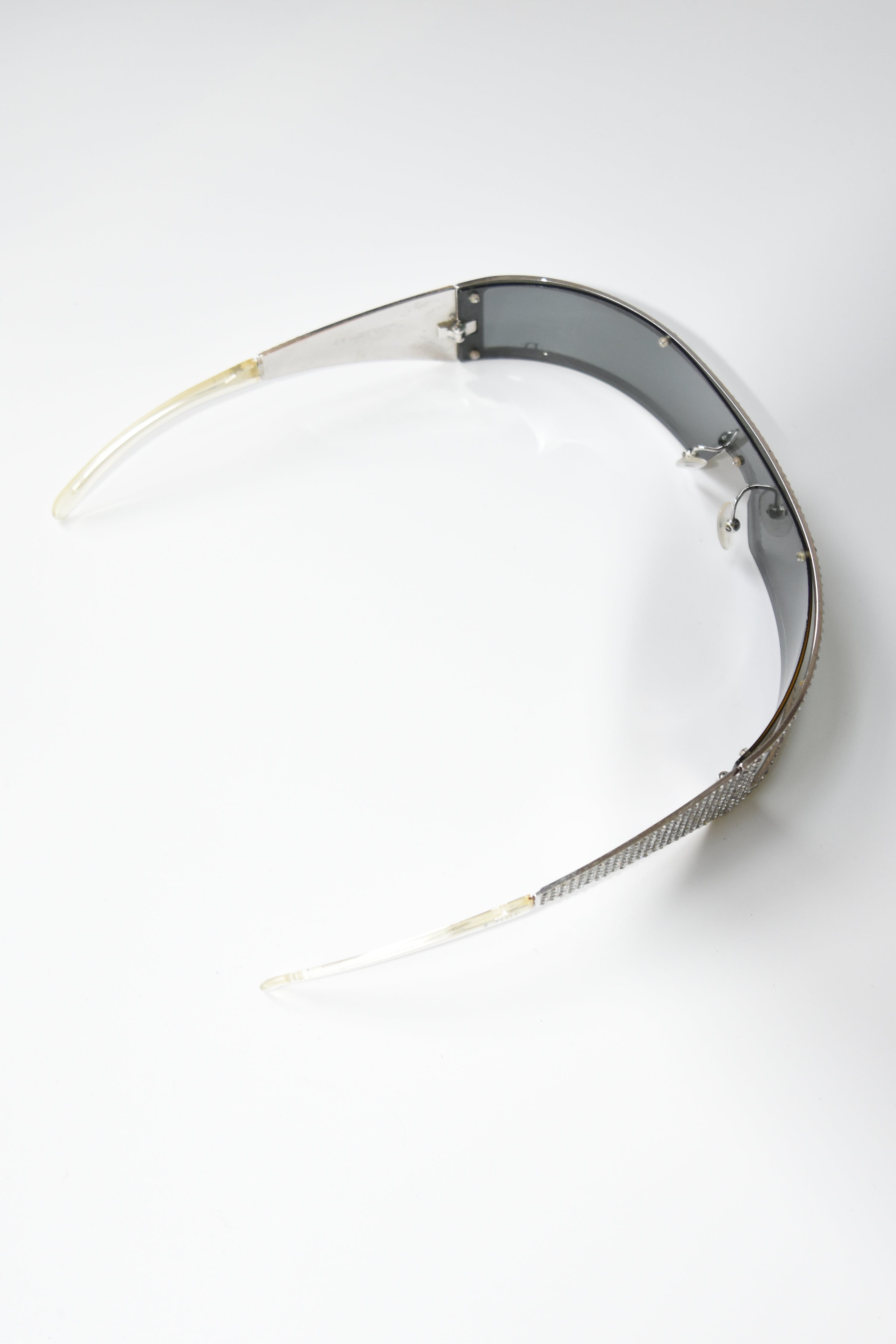 Christian Dior by John Galliano SWAROVSKI 限量版银色 Y2K 朋克太阳镜