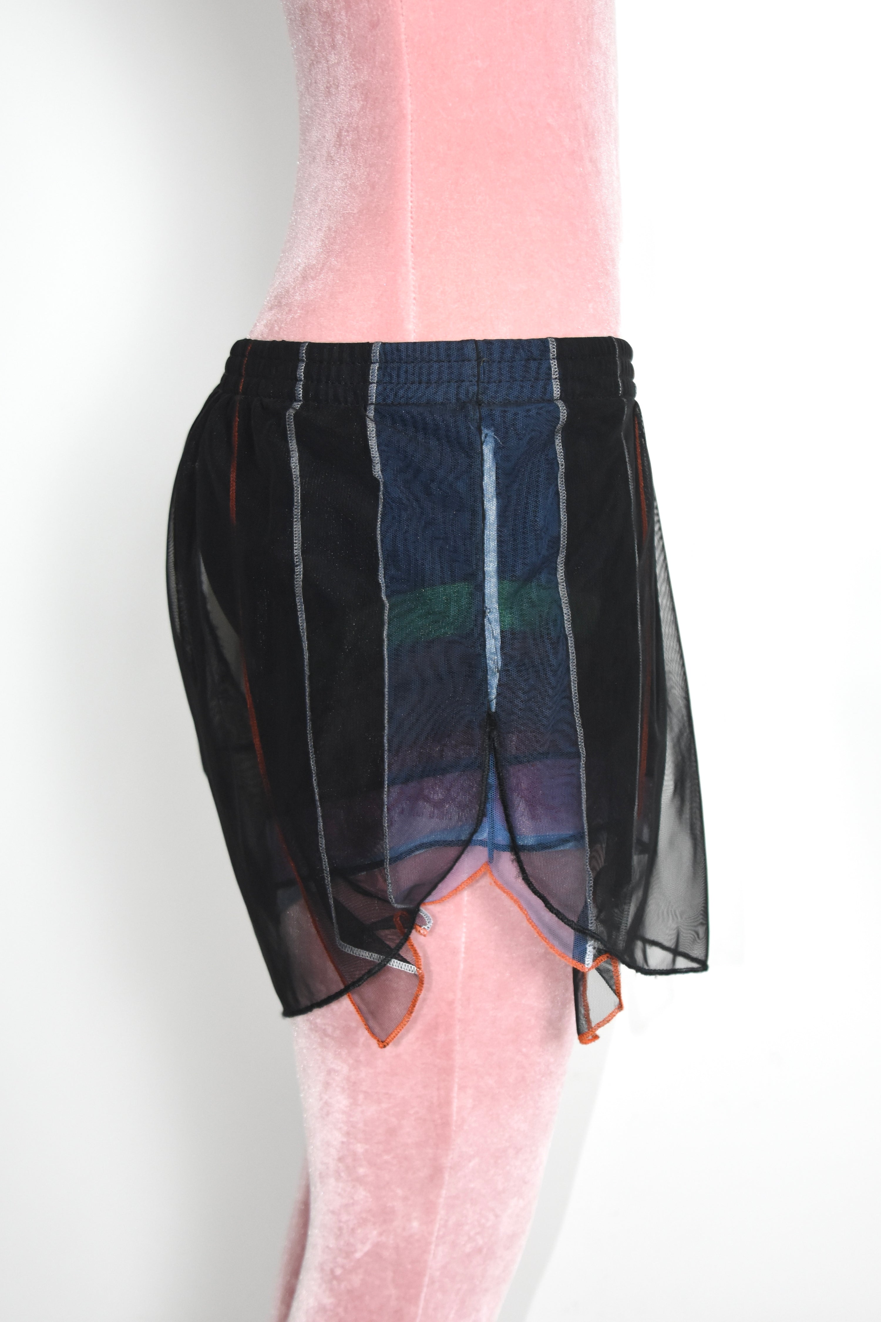 Y/Project Multi-Layer Mesh Shorts