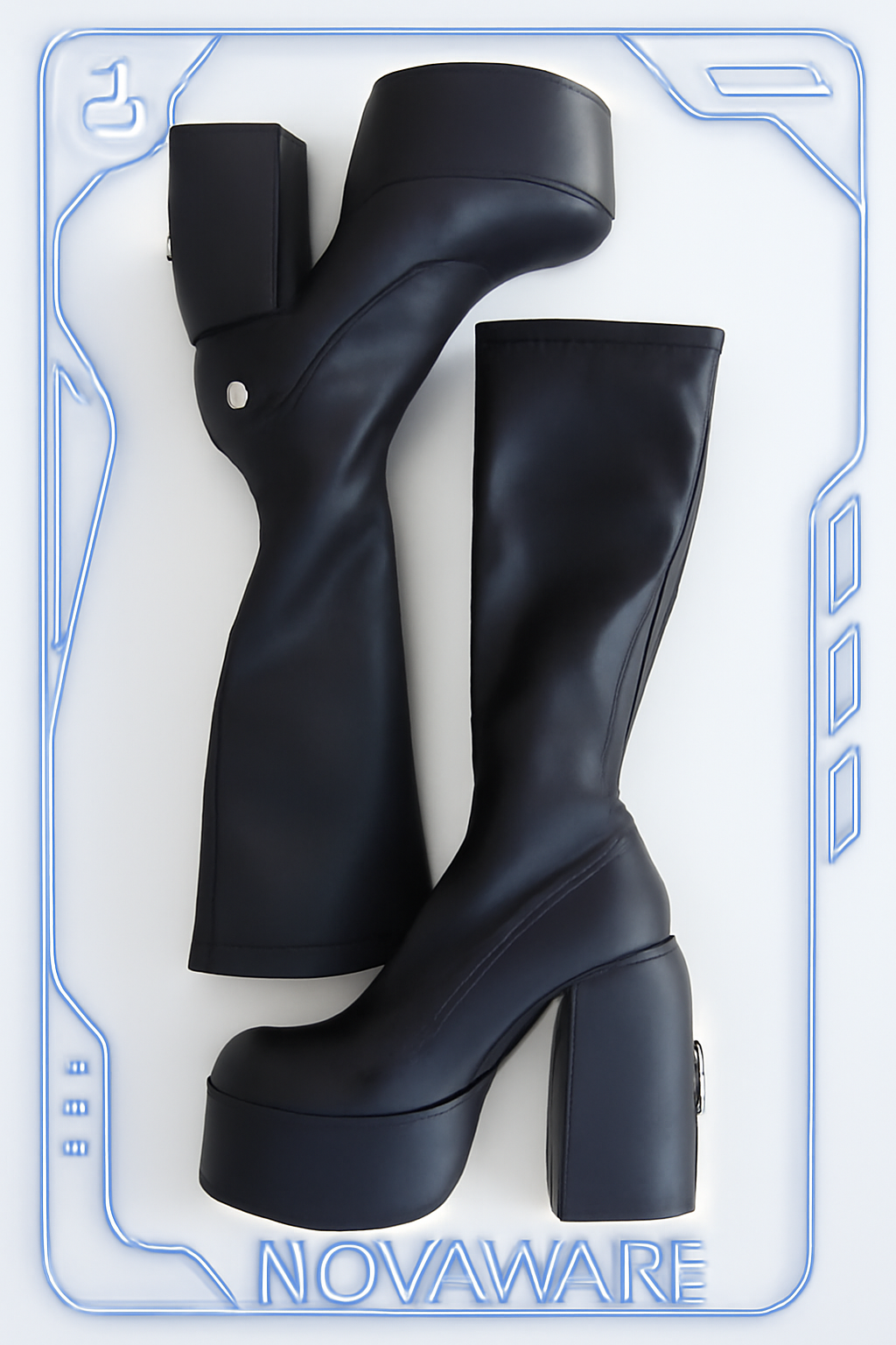 Naked Wolfe Sculpted Platform Boots