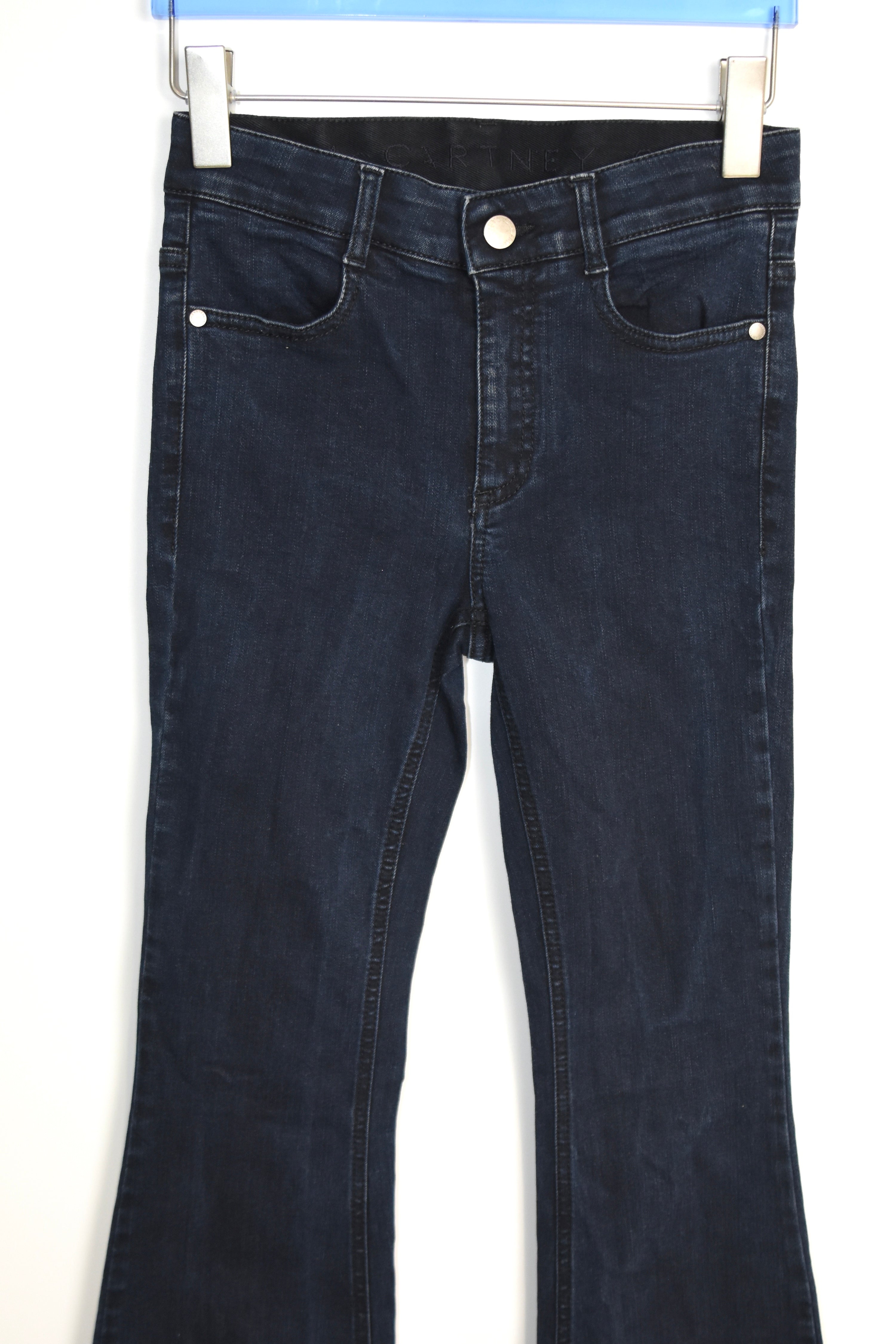 Stella McCartney Dark Indigo Flared Stretch Denim Pants – Made in Italy – Women’s W23–24 (Near New)