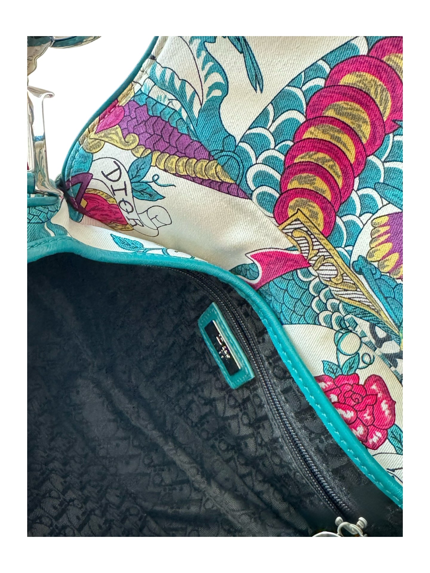 Christian Dior by John Galliano 2004 “Spanish Lady” Print Saddle Bag — Runway Collection
