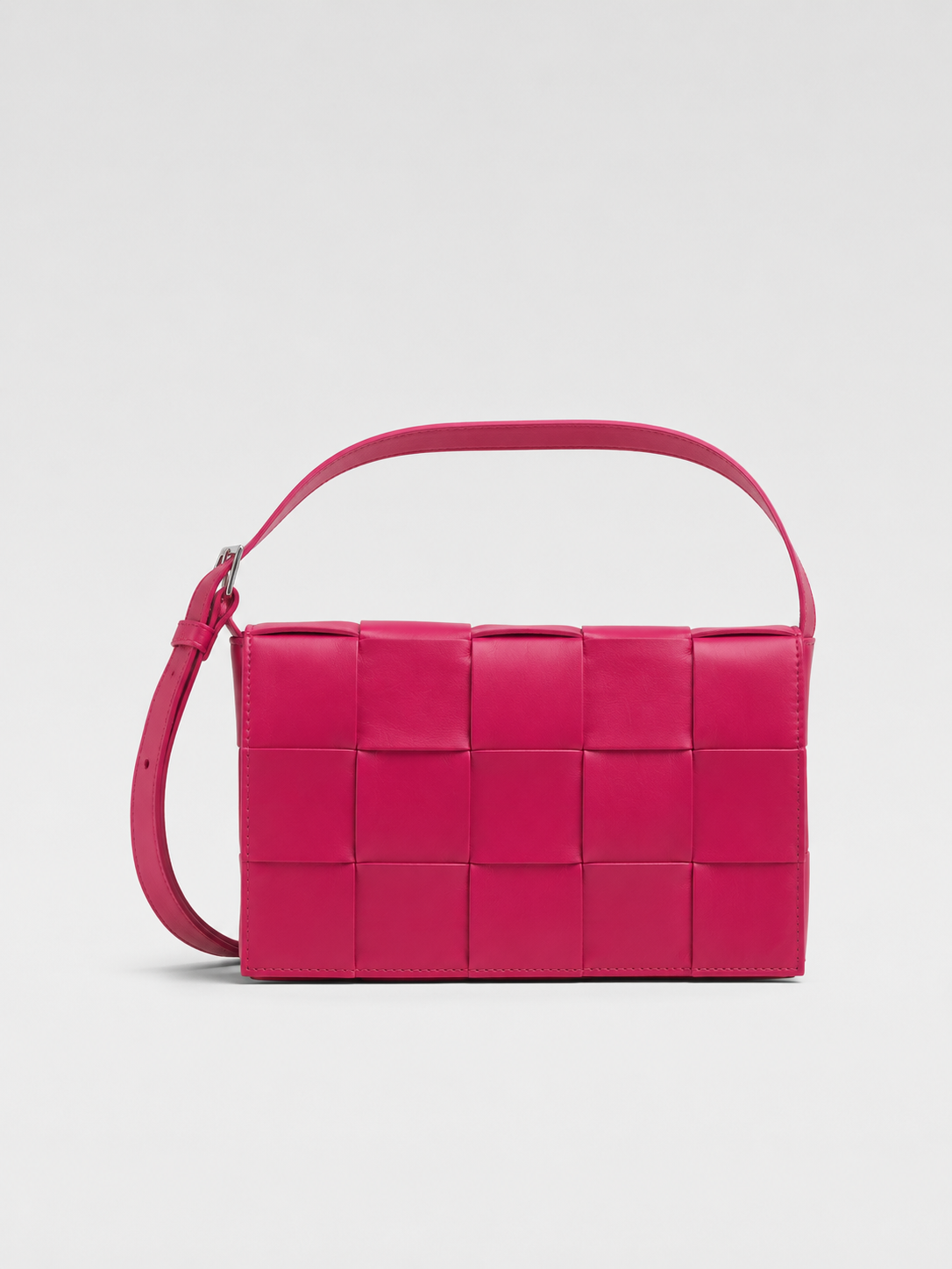 Bottega Veneta Intrecciato Pink Crossbody Bag