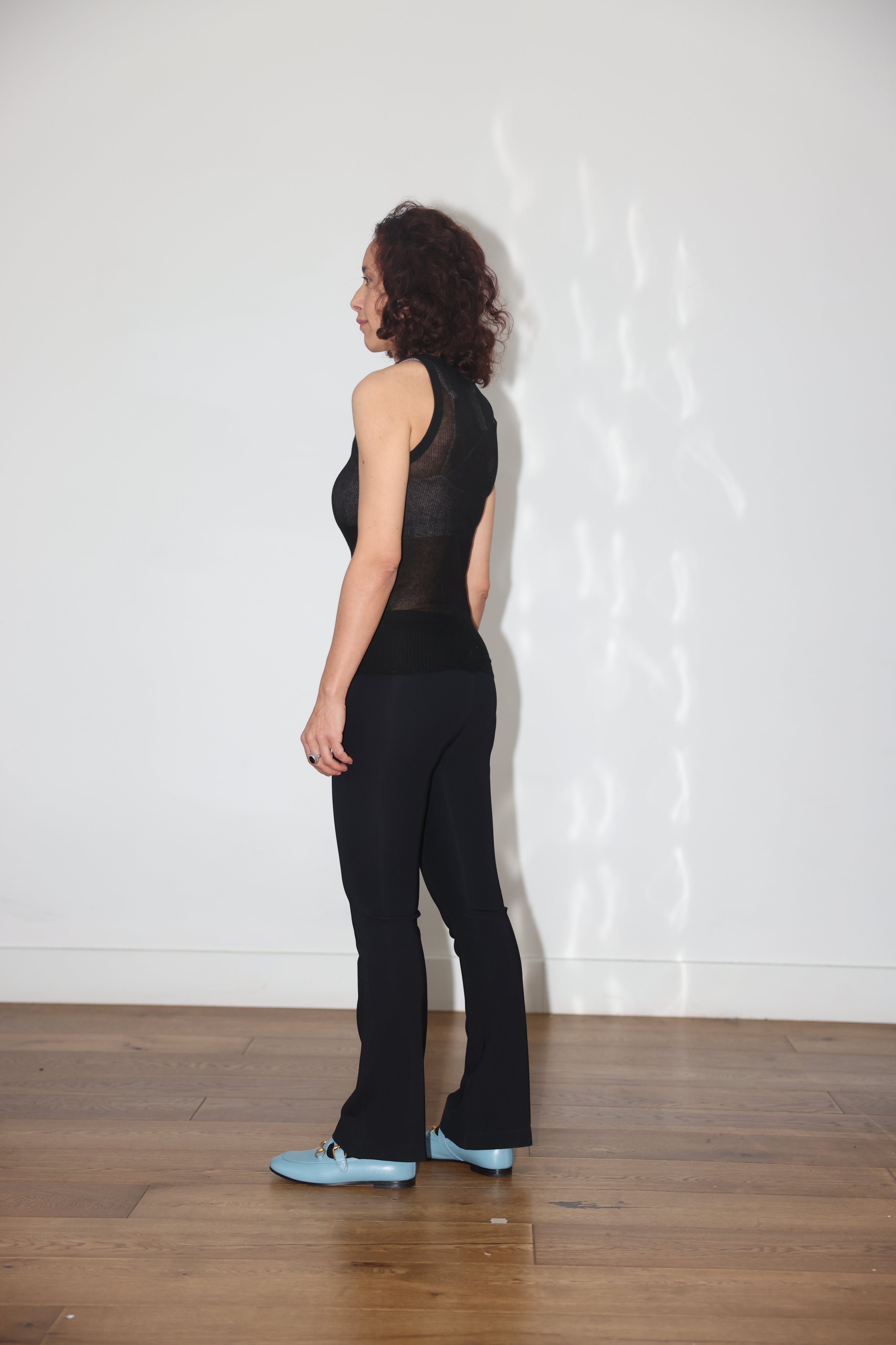 Gucci by Tom Ford Ribbed Sheer Twist Tank Top – FIRE 火