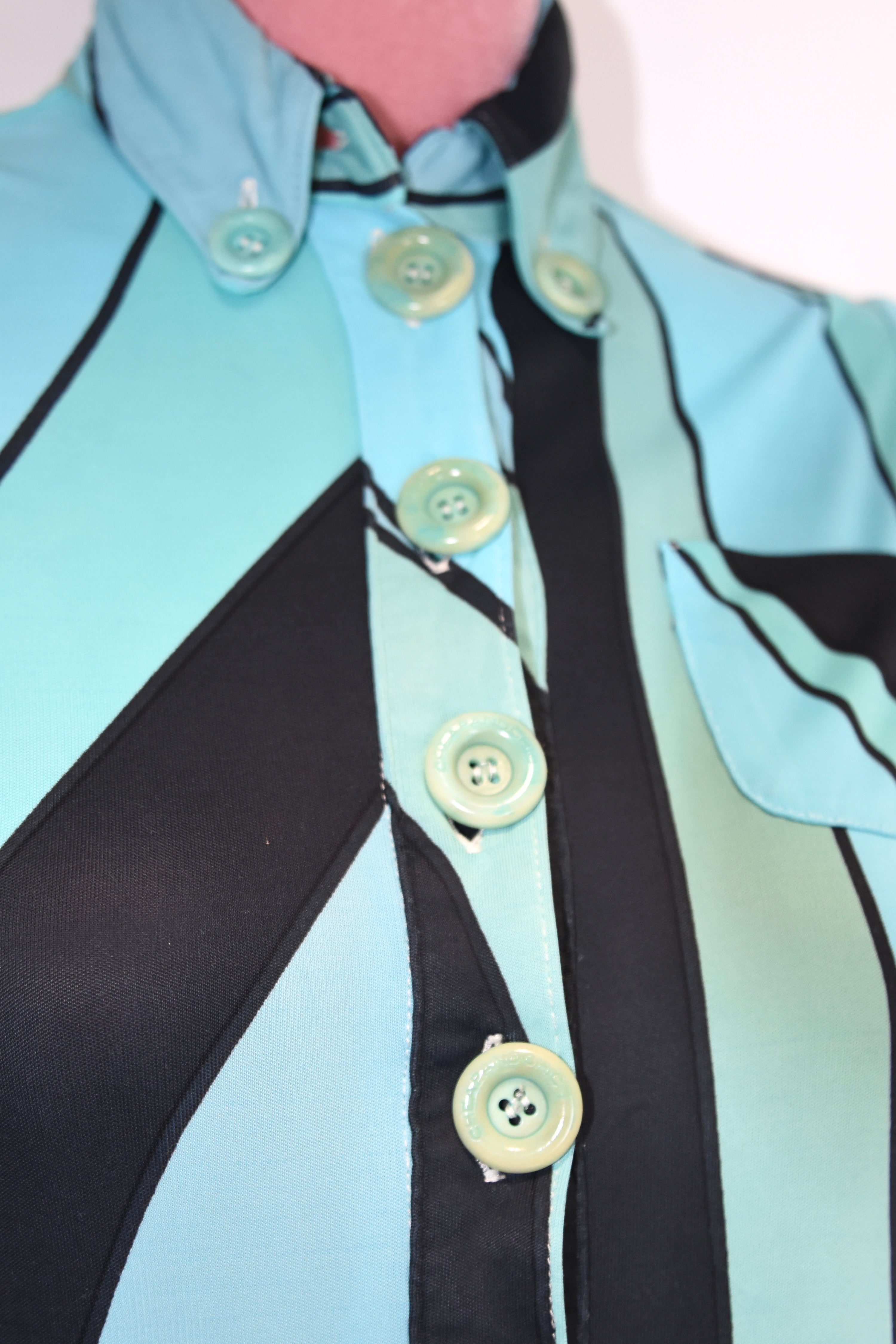 Moschino Cheap and Chic Optical Stripe Dress