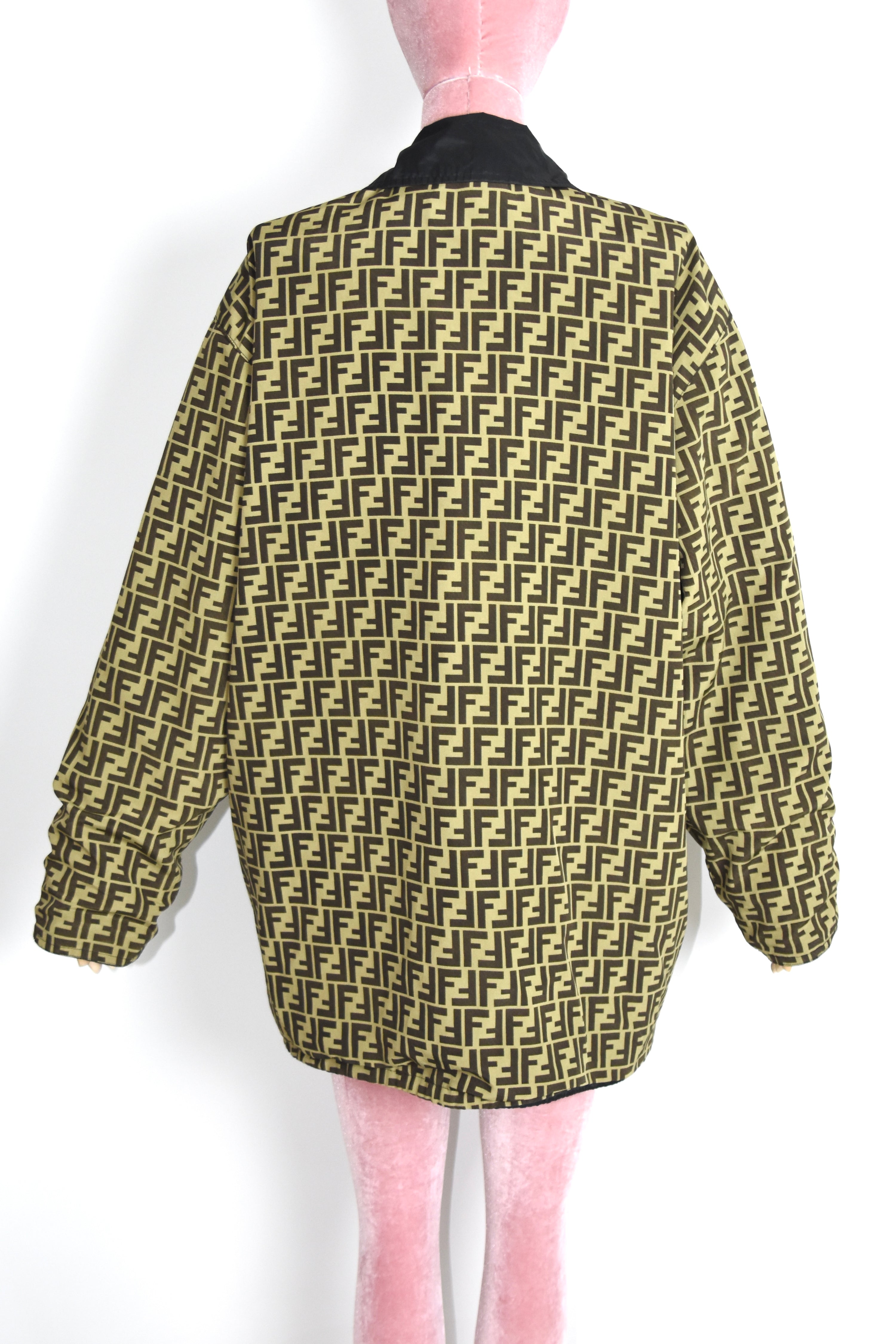 FENDI Reversible Monogram Windbreaker Jacket