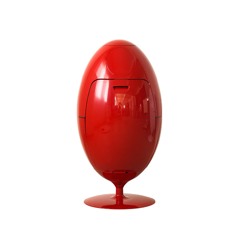 Eco-friendly Creative Dinosaur Egg Floor Ornament Designer Living Room Household Kitchen Trash Can