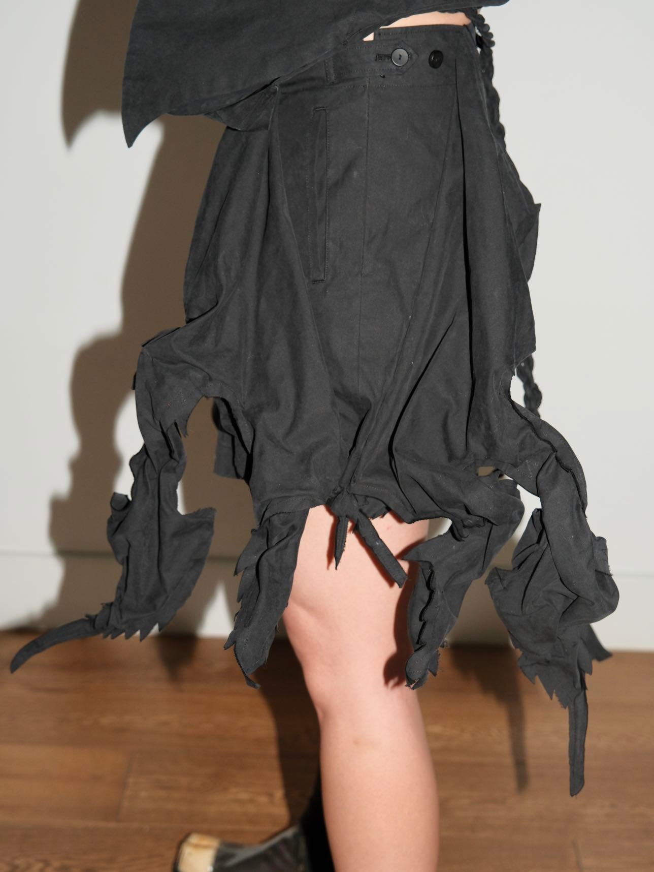Yohji Yamamoto Origami Wire-Structured Shorts