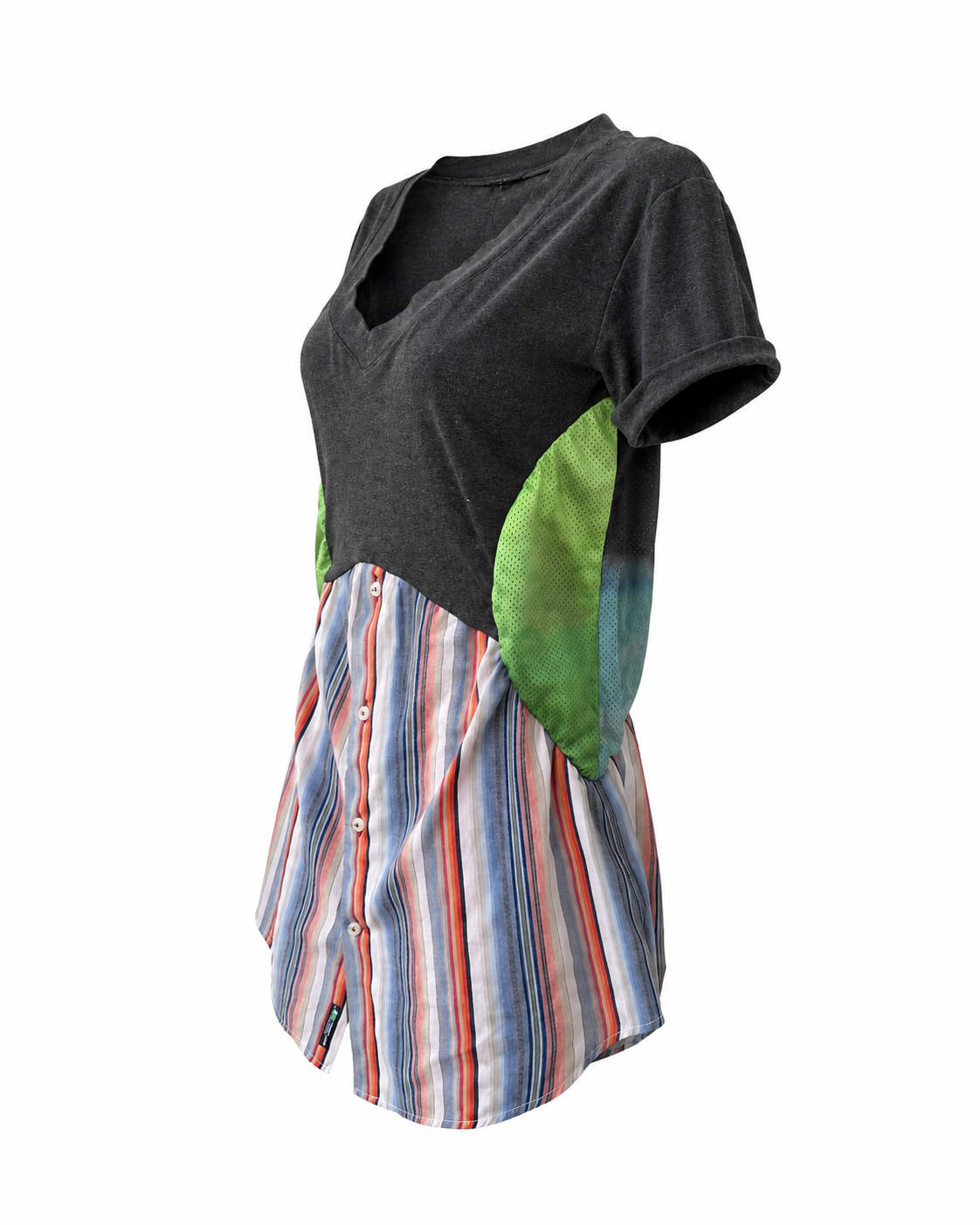 TRIO — Triple-Panel Reworked T-Shirt