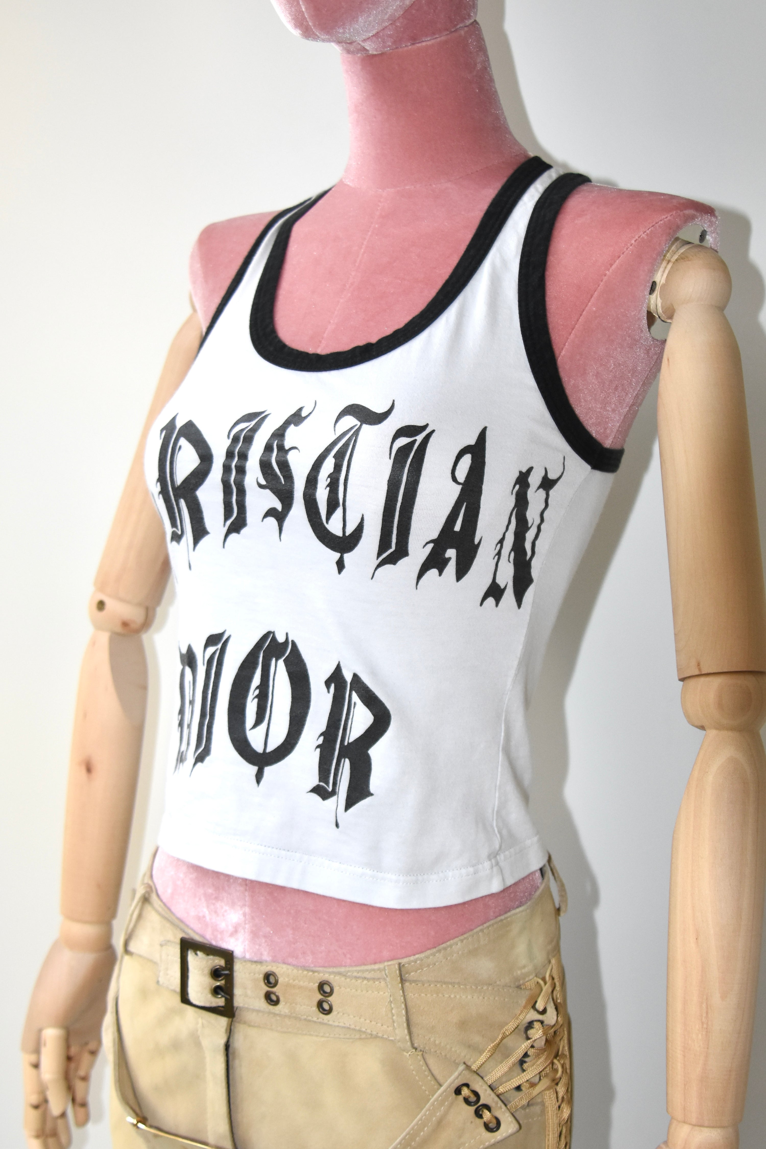 Christian Dior S/S 2002 “Hardcore” Punk Tank Top
