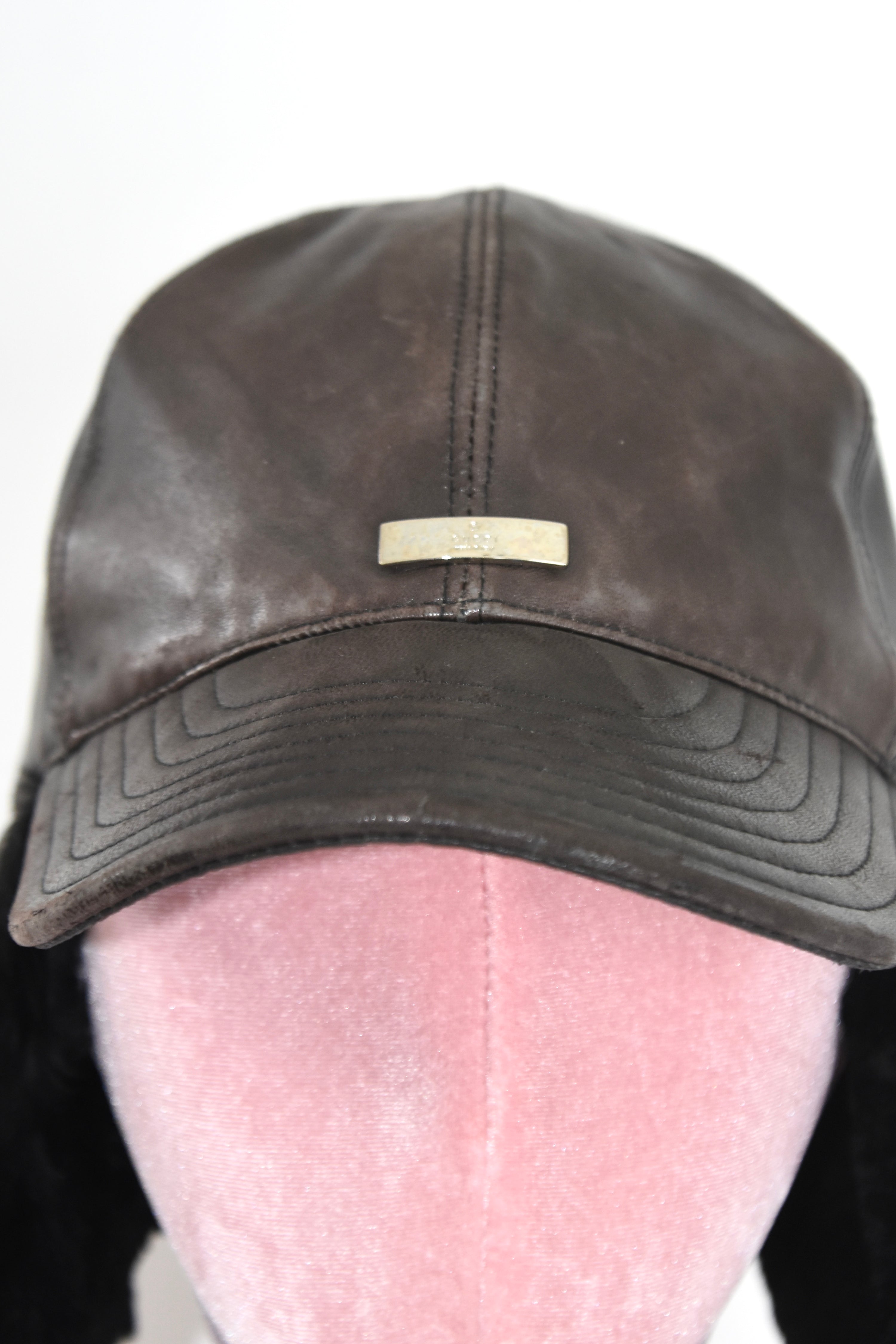 Gucci by Tom Ford Leather Ushanka Hat
