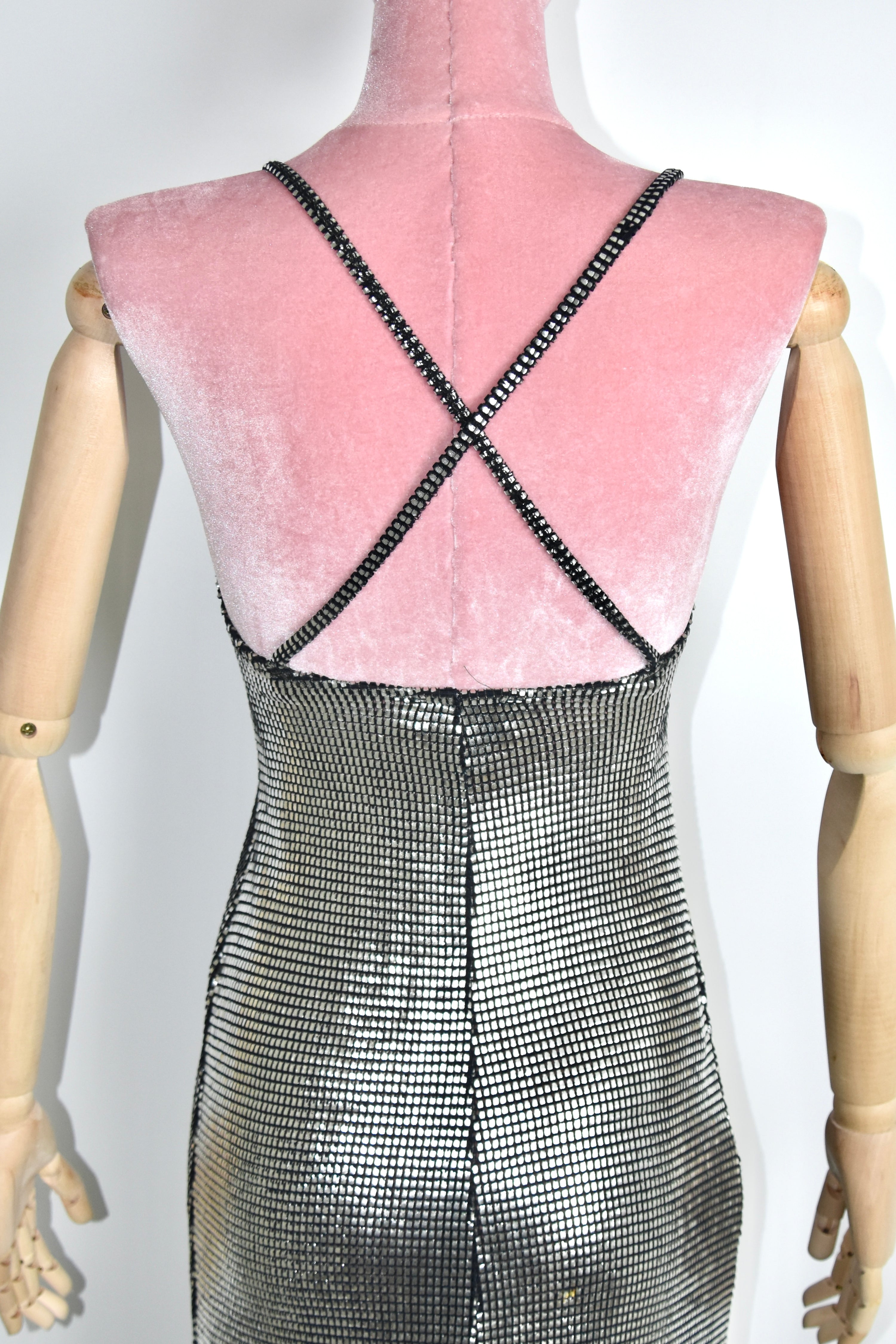 Paco Rabanne Vintage Chainmail Sheen Dress