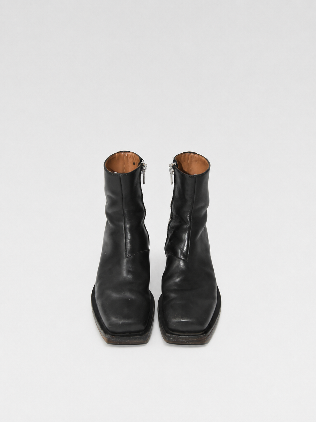 ION by Achilles Ion Gabriel Square-Toe Side-Zip Boots