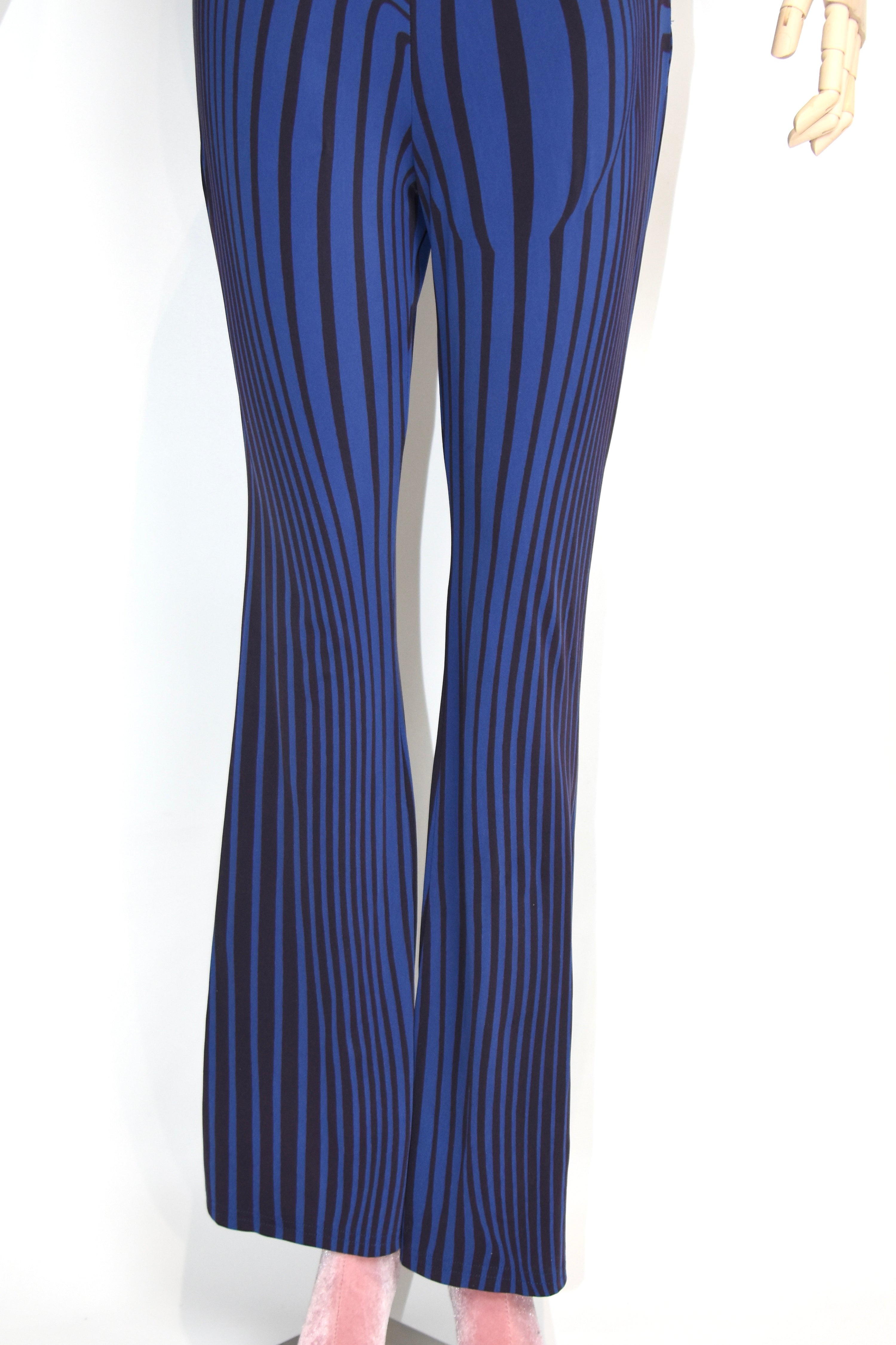 Jean Paul Gaultier S/S 1996 “Cyberbaba” Optical Illusion Flared Pants
