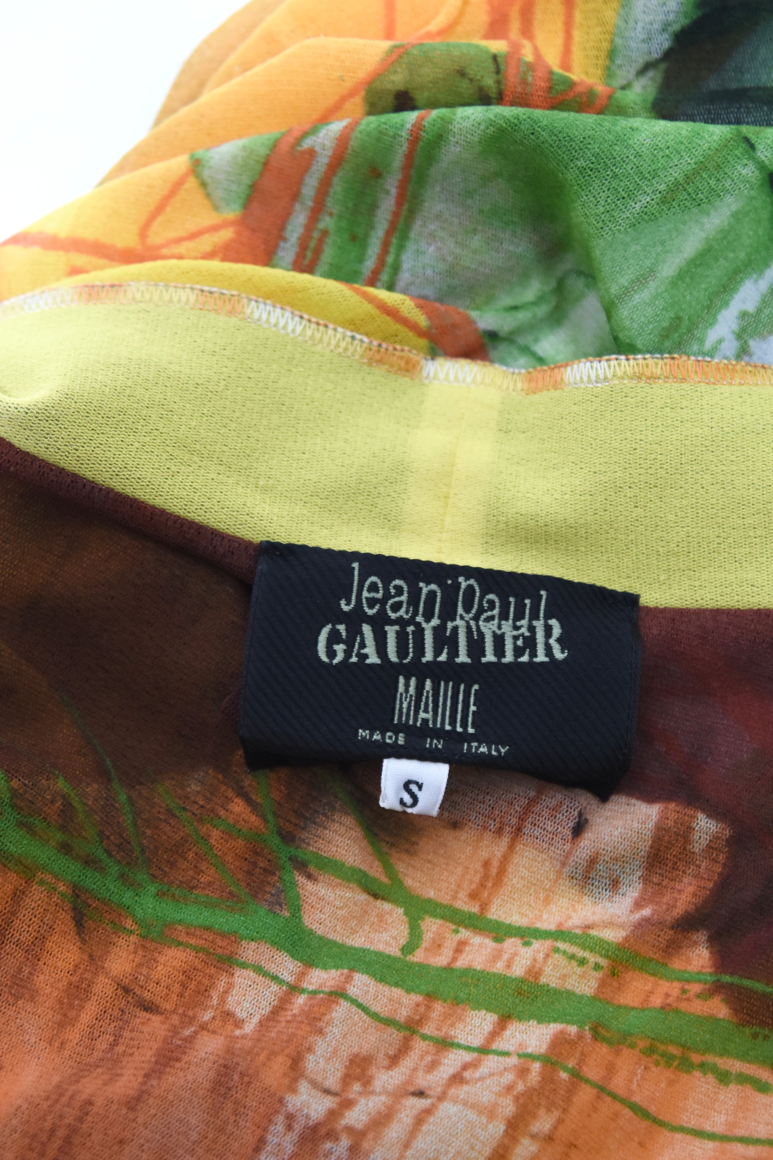 Jean Paul Gaultier F/W 1996 “Venus Sculpture” Sheer Mesh Kimono Robe