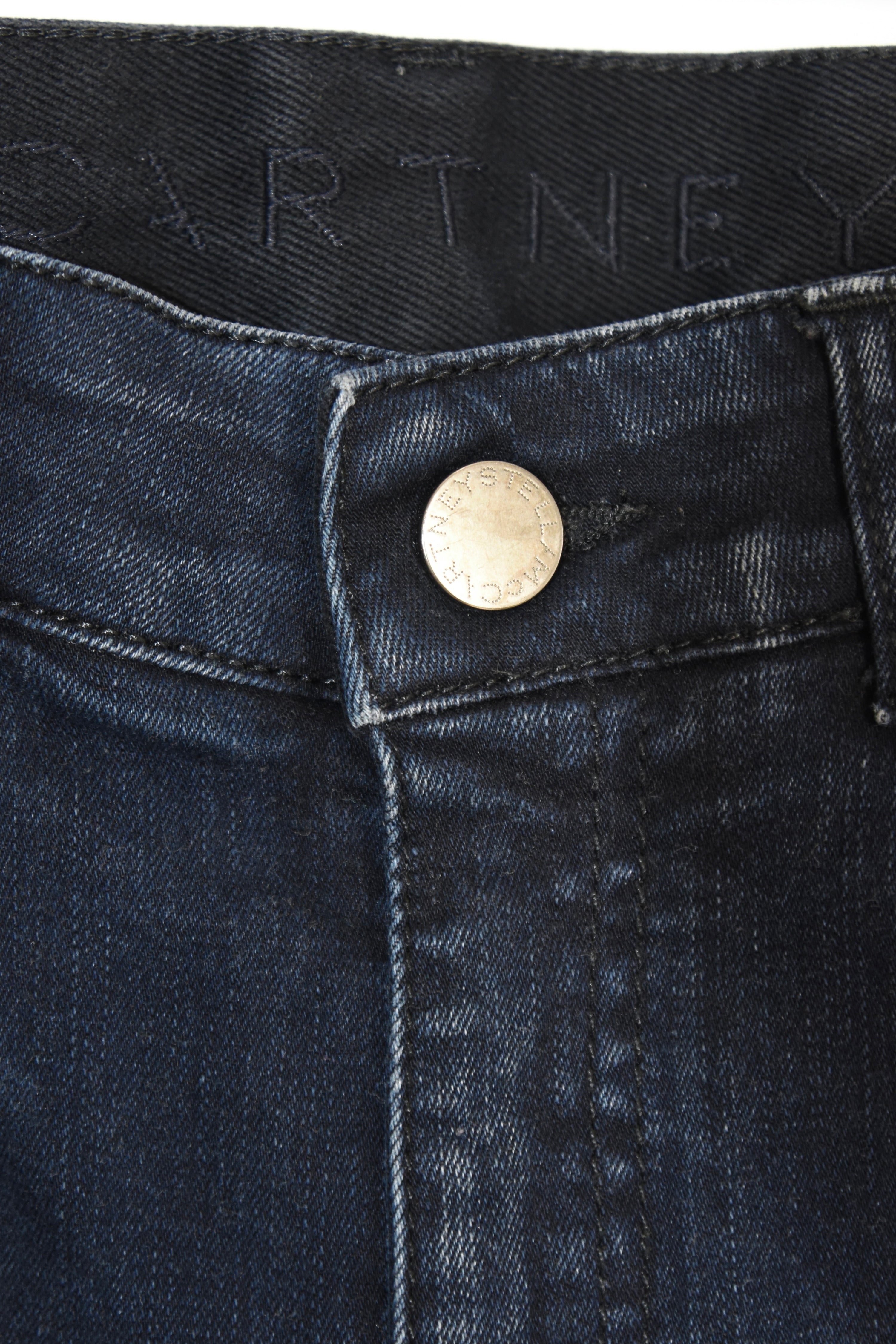 Stella McCartney Dark Indigo Flared Stretch Denim Pants – Made in Italy – Women’s W23–24 (Near New)