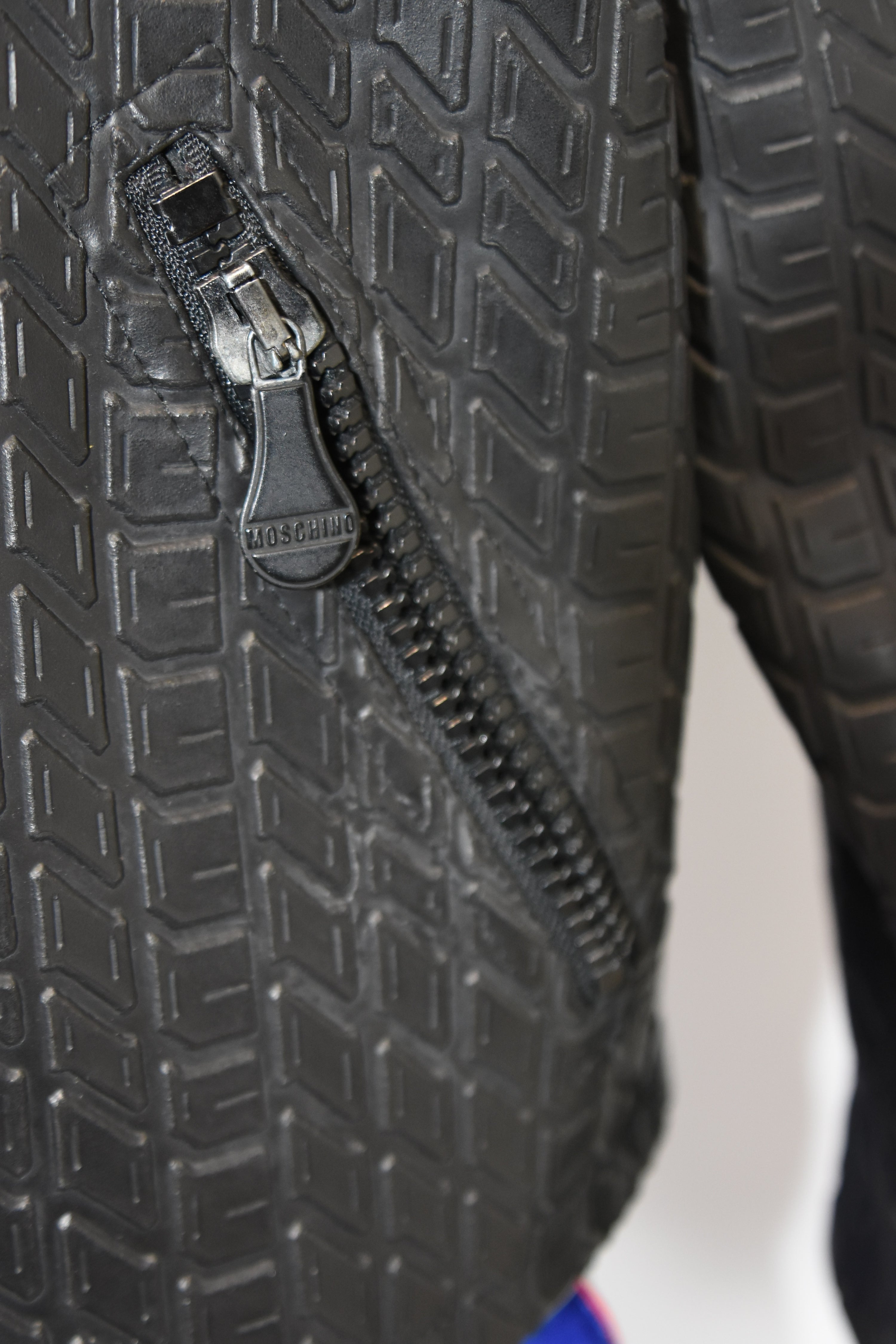 Moschino Vintage Tyre-Tread Quilted Jacket