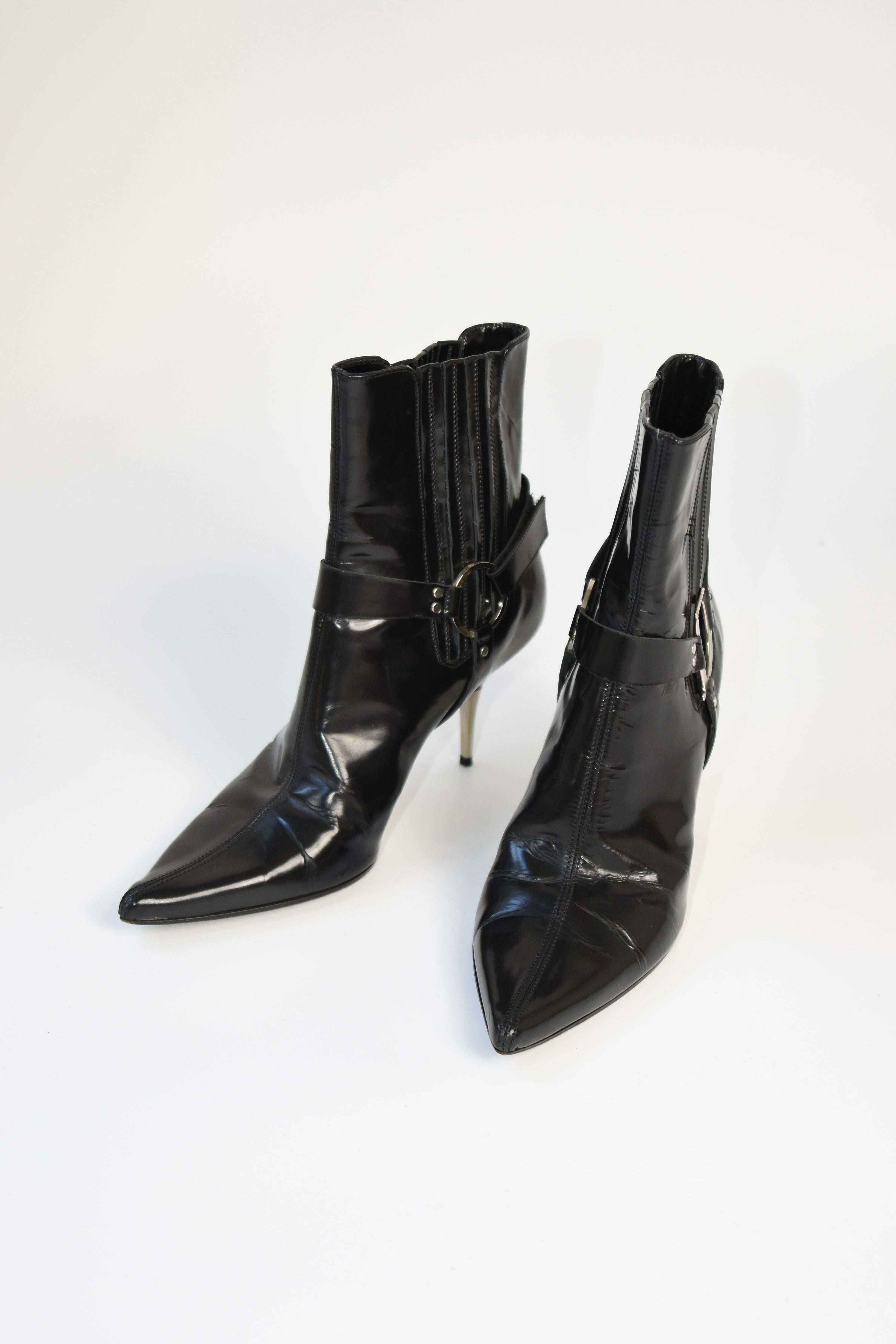 Christian Dior by John Galliano Millennium Hardcore Punk Pointed Boots