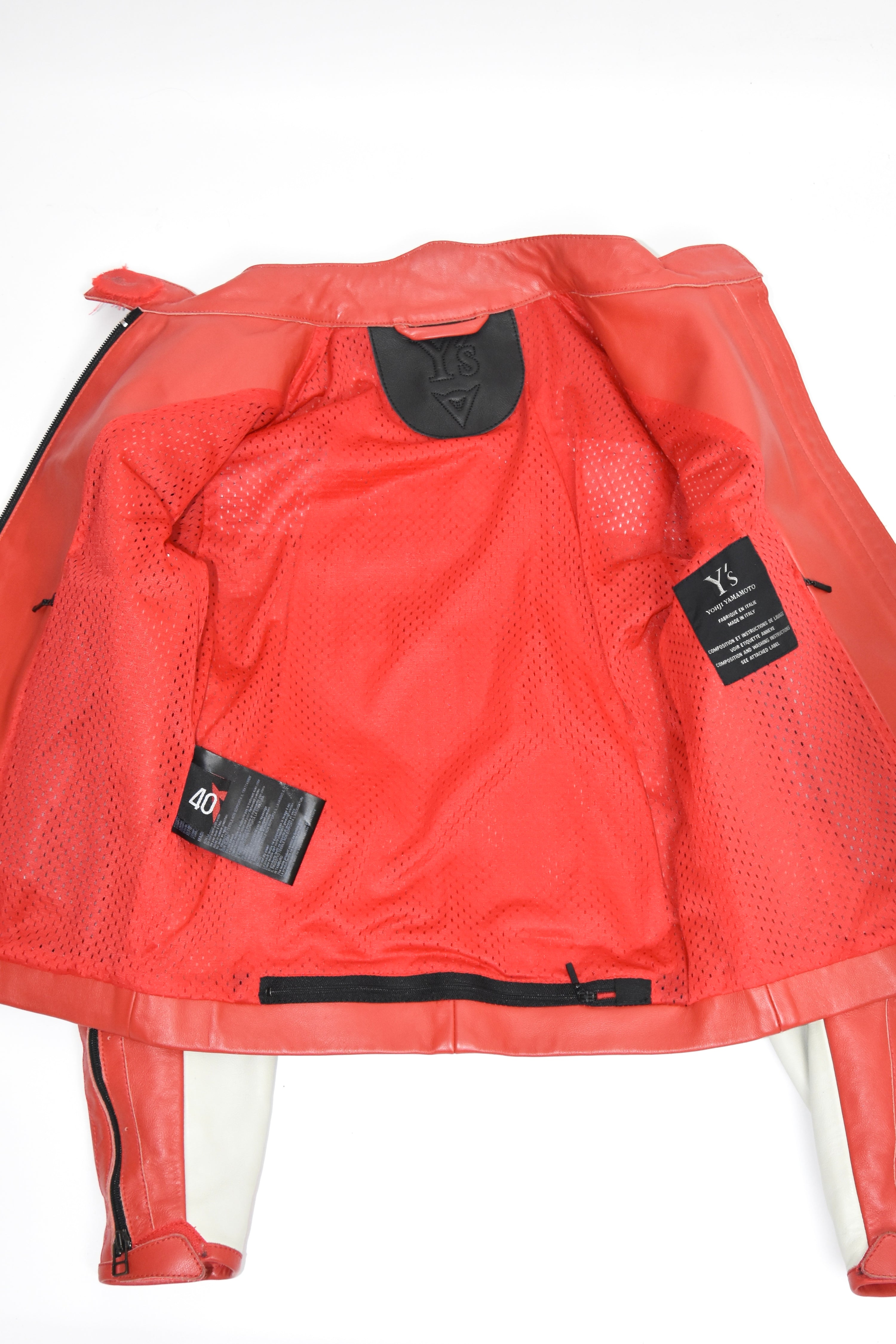 Y’s × Dainese Moto Leather Jacket Runway Archive