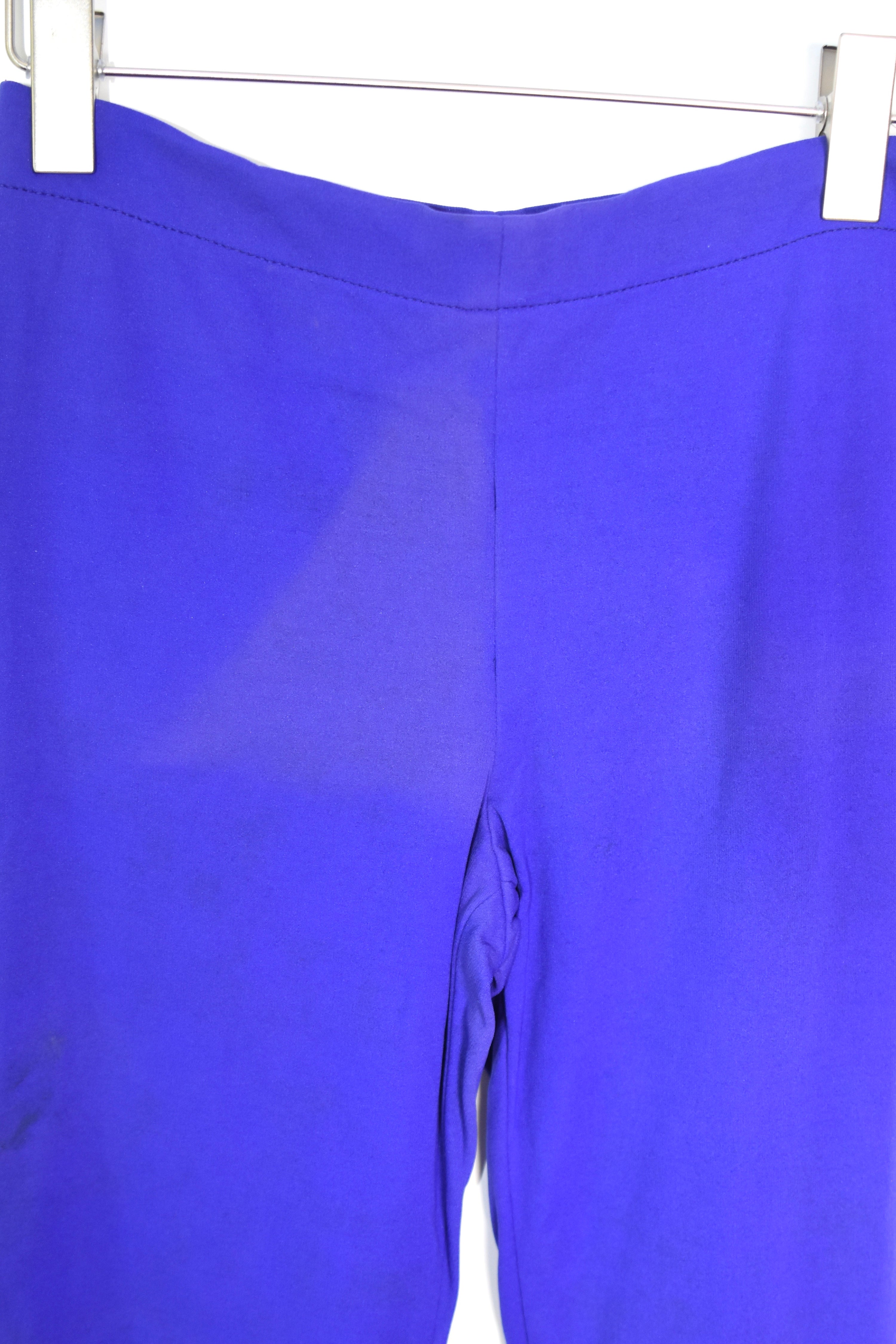 Walter Van Beirendonck “W&LT” Electric Blue Stretch Pants – 1990s Archive Piece