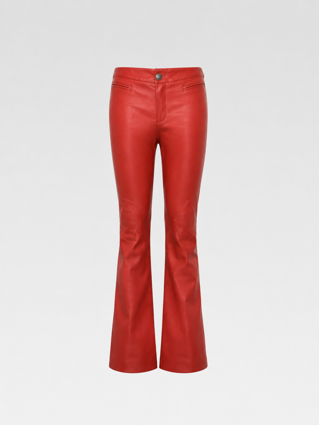 Chrome Hearts Ultra-Rare Red Full Leather Pants