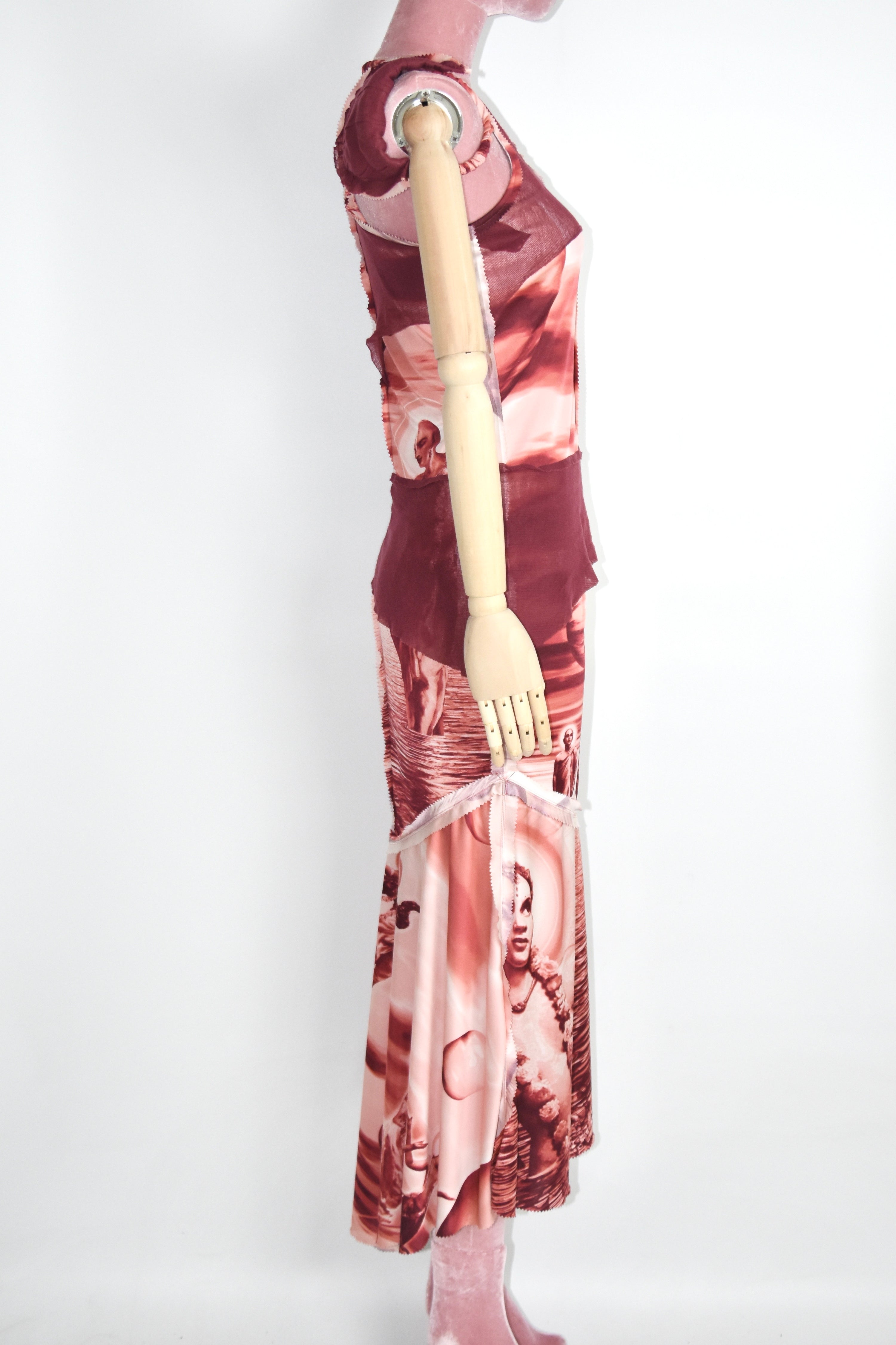 Jean Paul Gaultier Sculpture Universe Mesh Dress Set