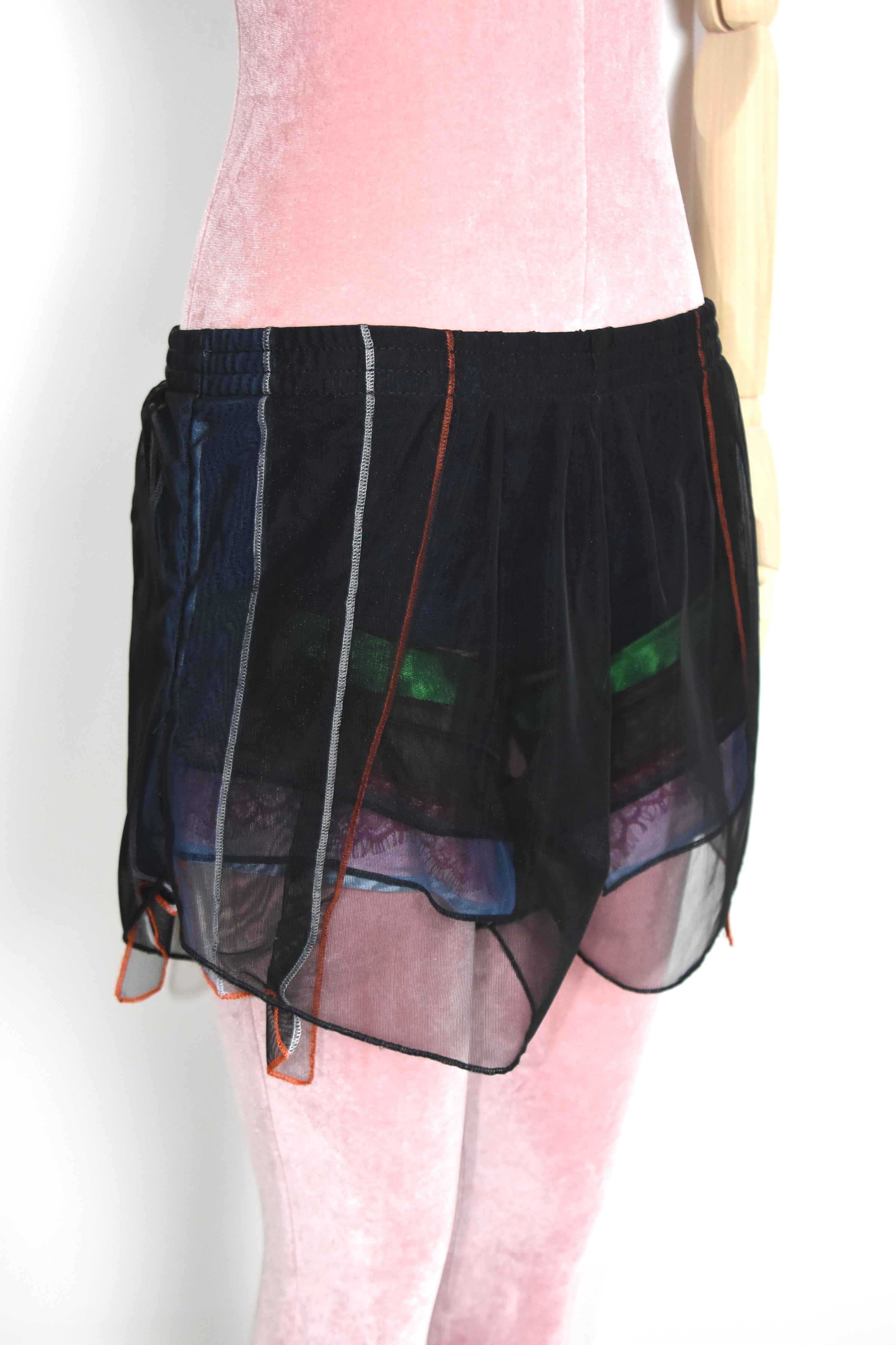 Y/Project Multi-Layer Mesh Shorts