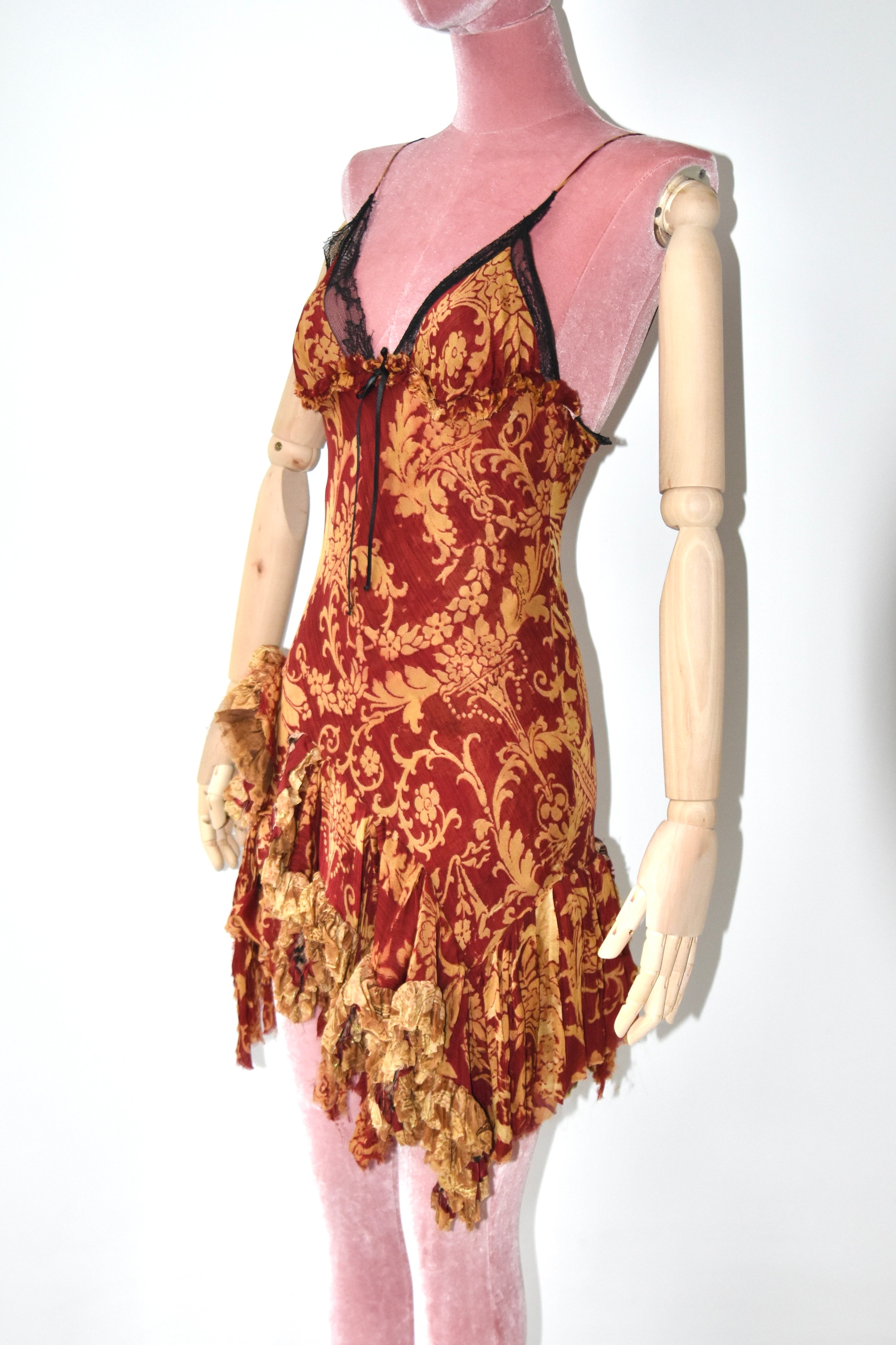 Roberto Cavalli Spring 2001 Runway Silk Gown