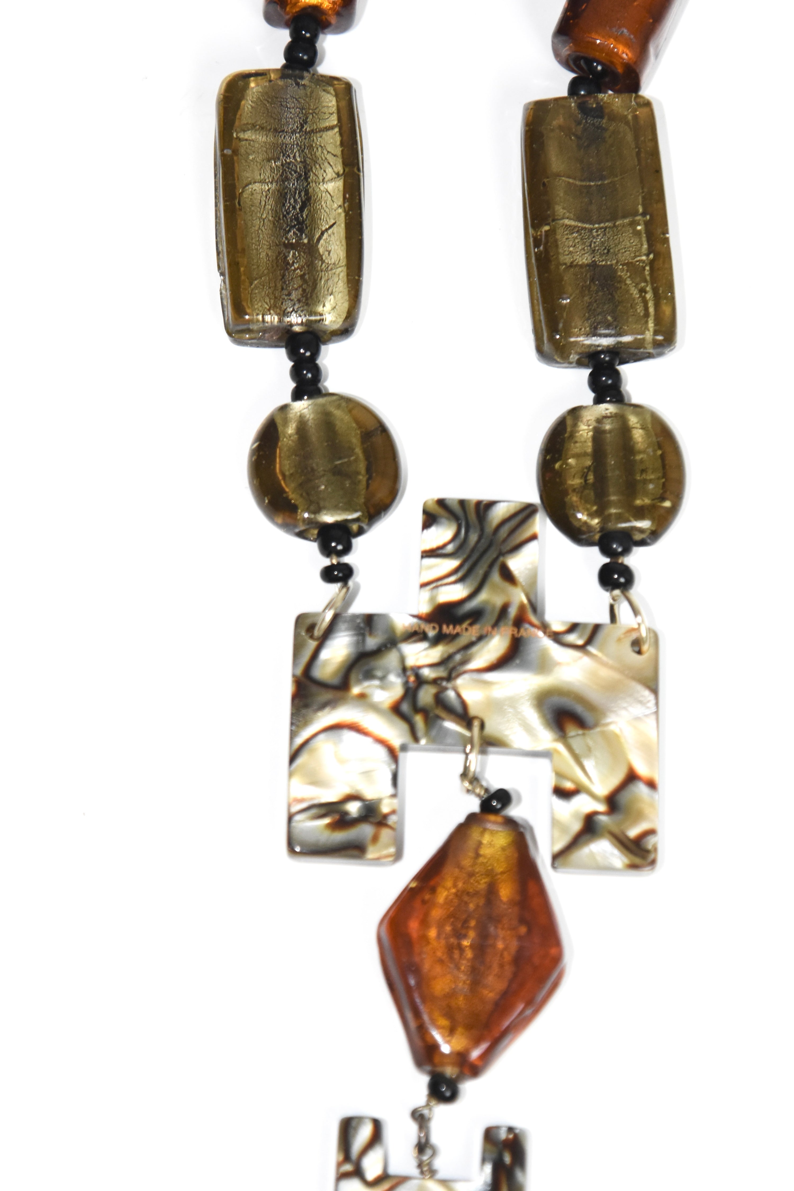 Jean Paul Gaultier Vintage Religious Shell Statement Necklace – Sculptural Cross Pendant Rare Archive Piece