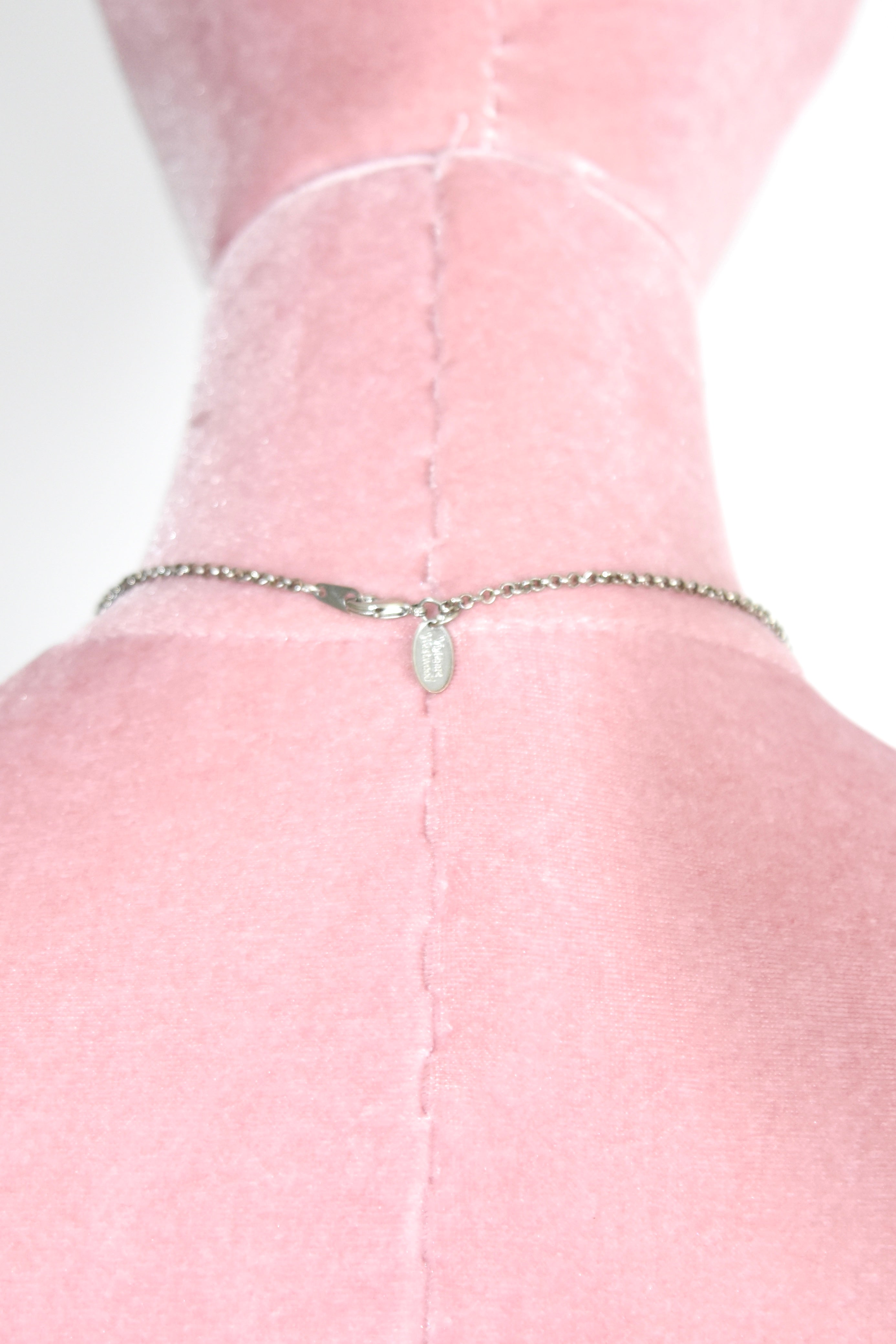 Vivienne Westwood Skull Pearl Crystal Necklace – Vintage Punk Icon Chain