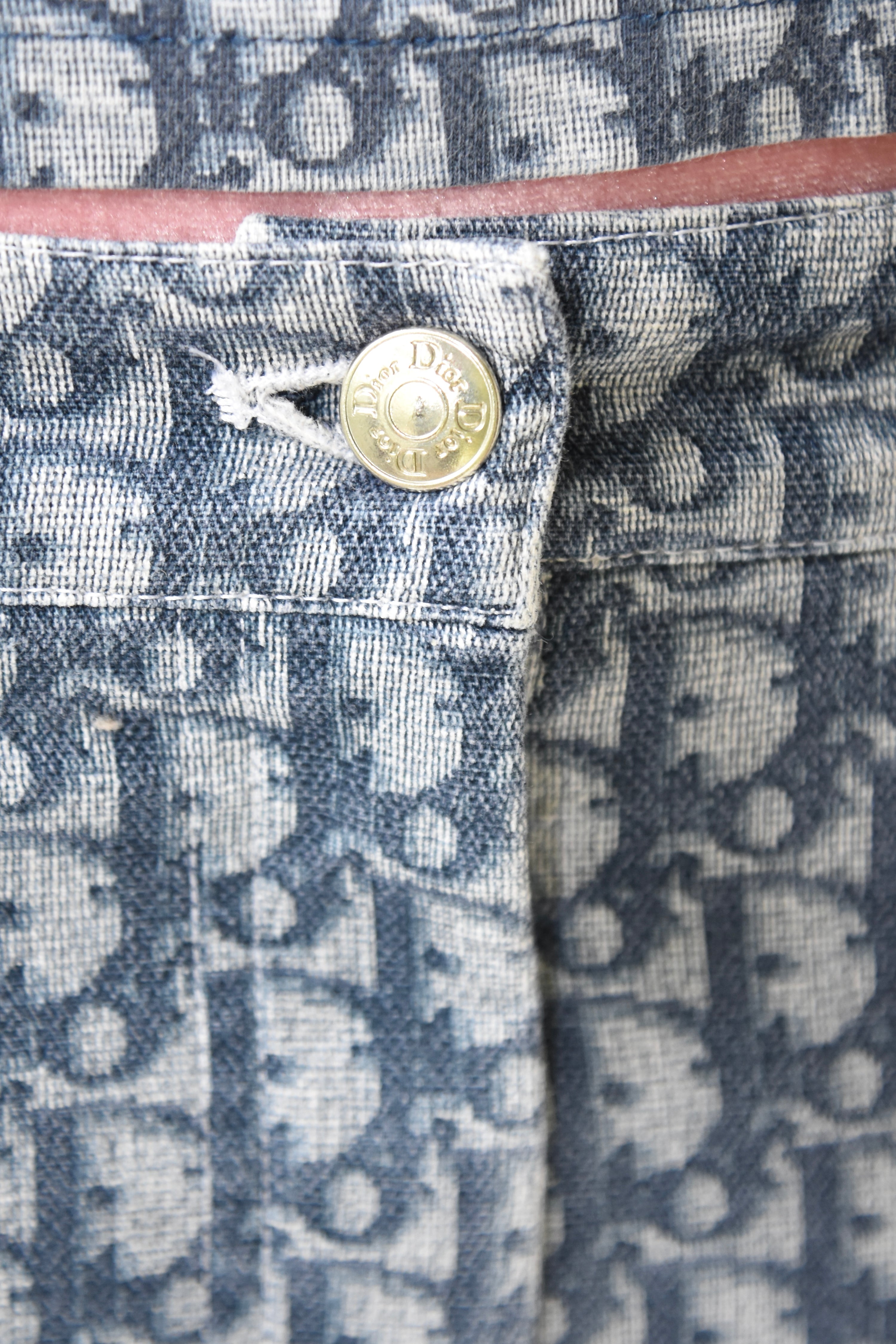 Christian Dior by John Galliano Diorissimo Monogram Capri Pants