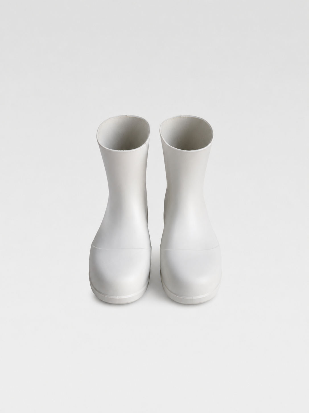 Bottega Veneta White Paddle Boots