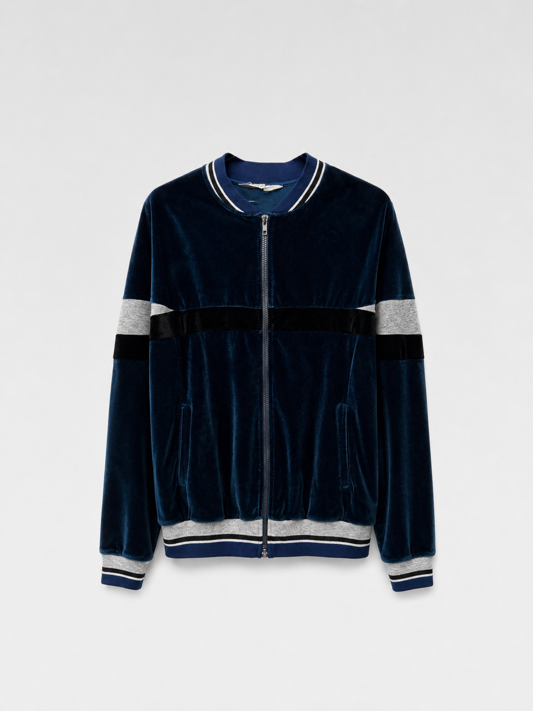 Christian Dior Monsieur Men's Vintage Blue/Green Velvet Sports Leisure Jacket