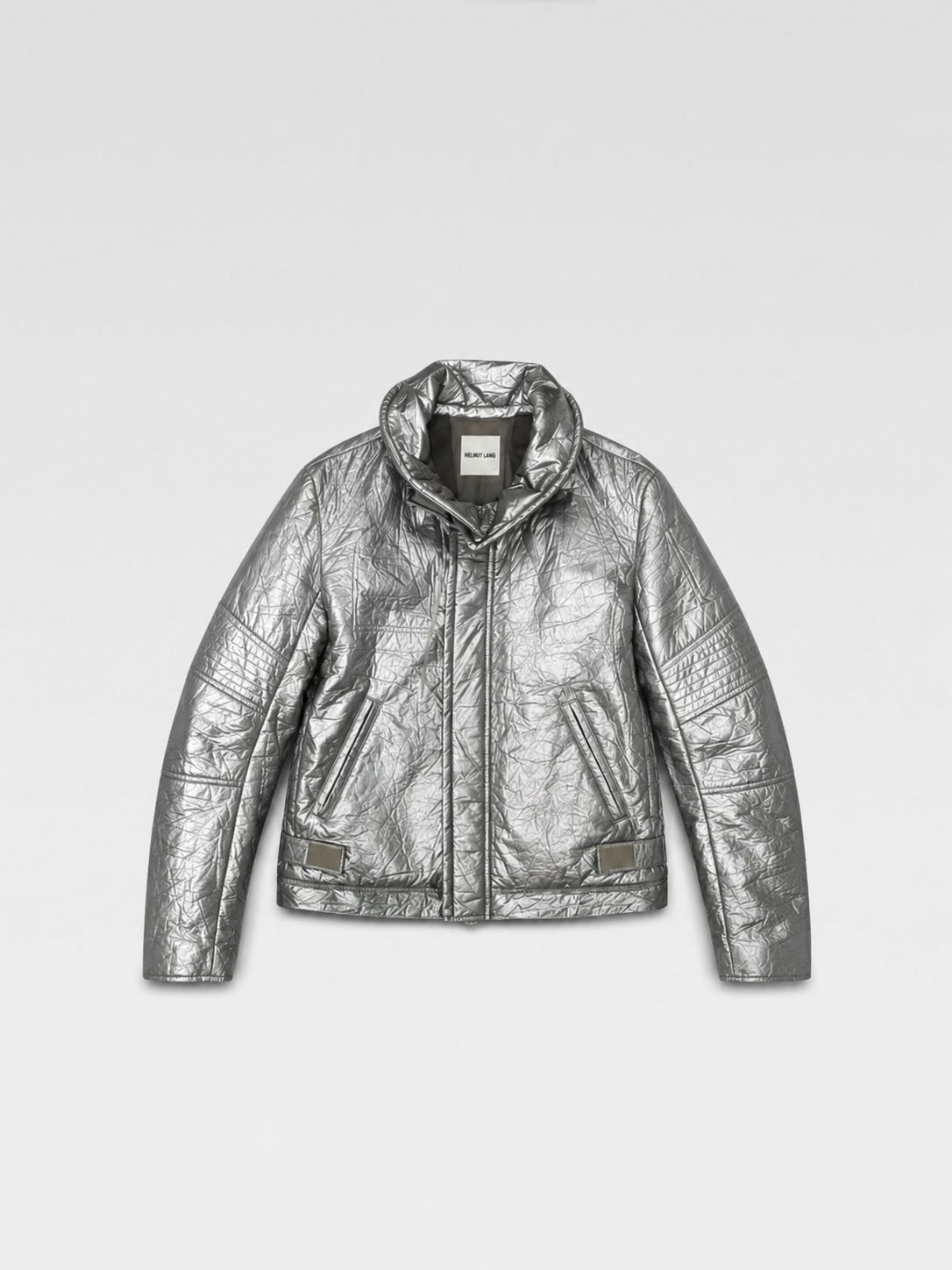 Helmut Lang Astro Metallic Silver Space Jacket – Futuristic Archive Technical Outerwear