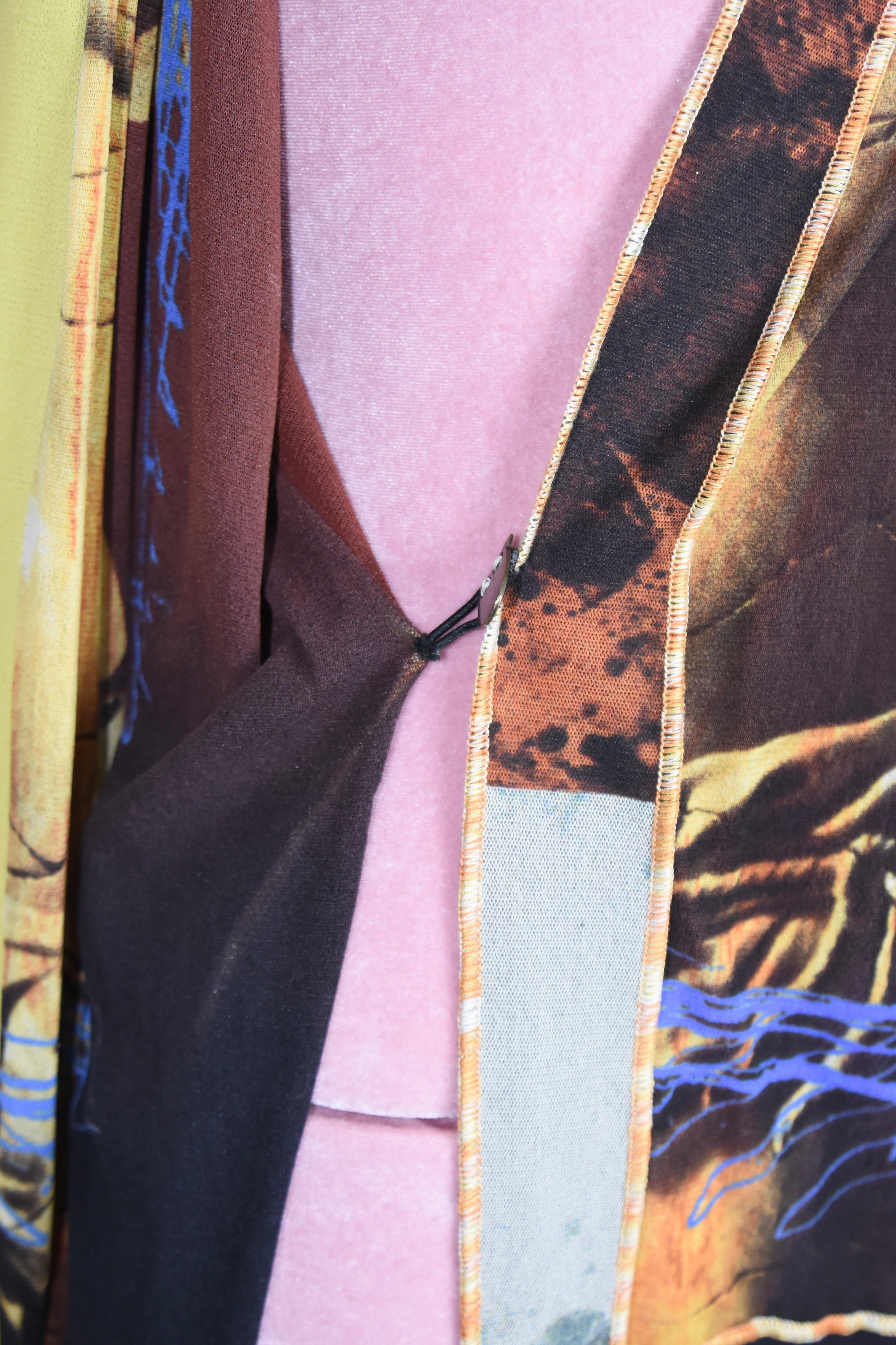 Jean Paul Gaultier F/W 1996 “Venus Sculpture” Sheer Mesh Kimono Robe