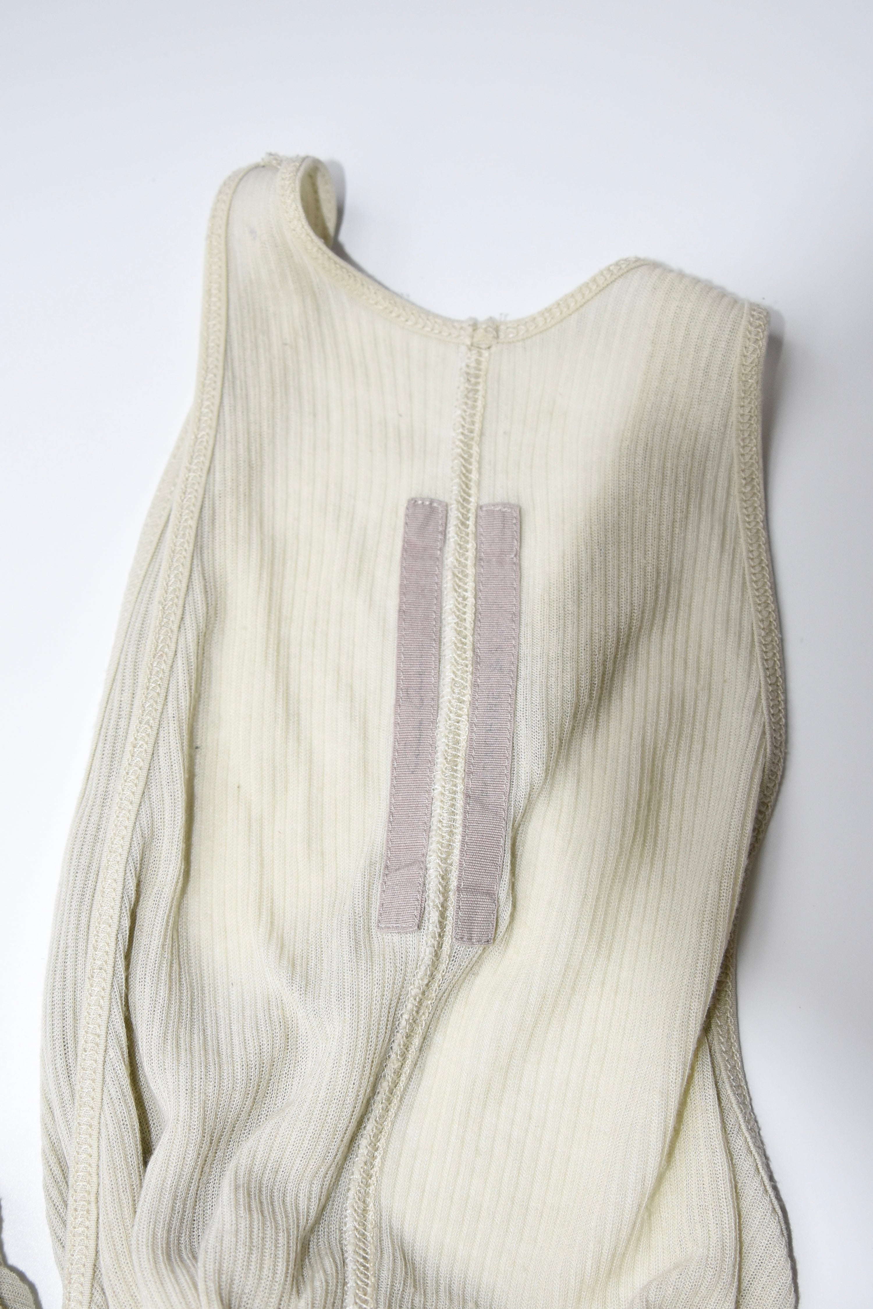 Rick Owens Draped Ribbed Tank Top