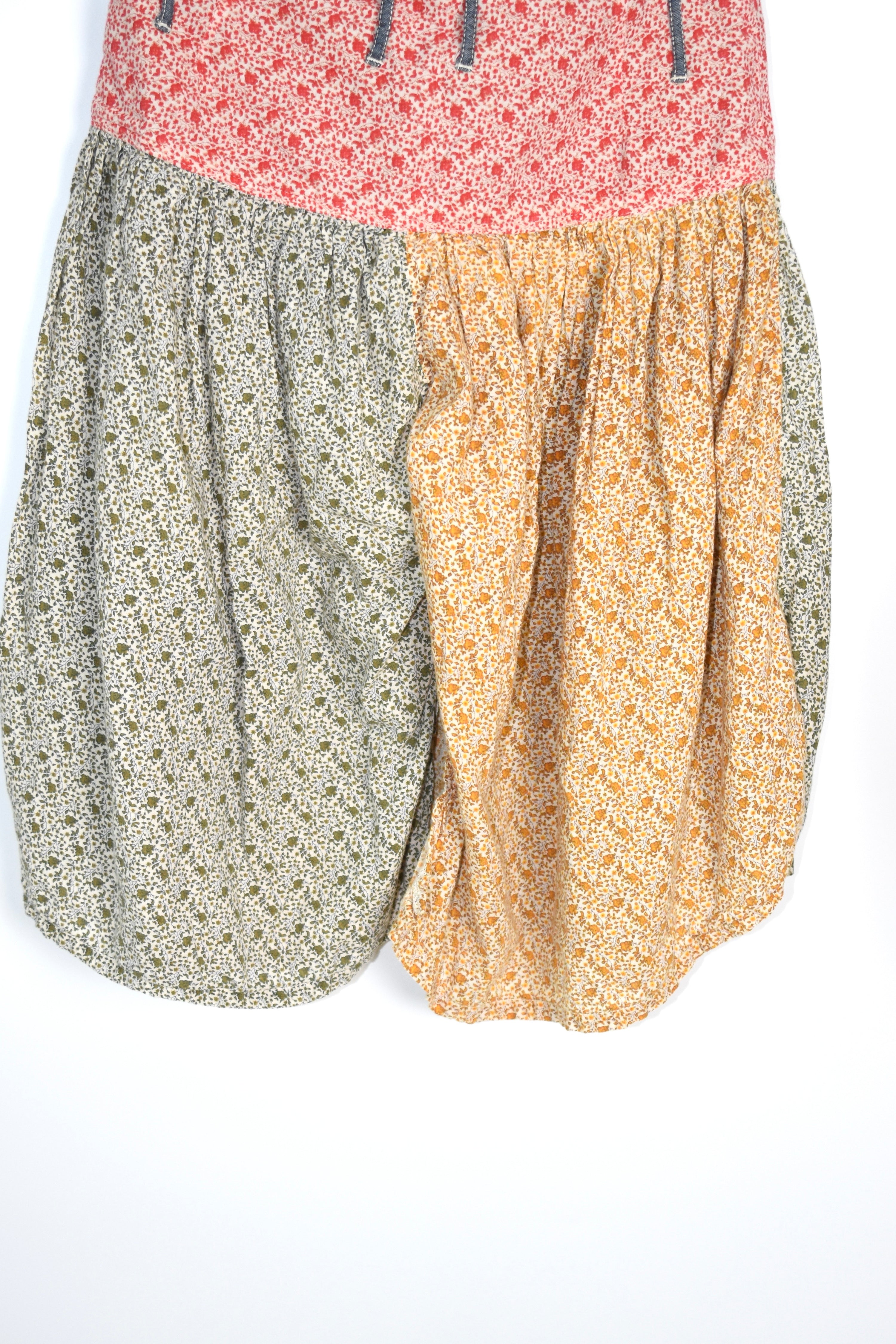 KAPITAL Patchwork Floral Balloon Shorts – Japanese Folk Patchwork Cotton Shorts