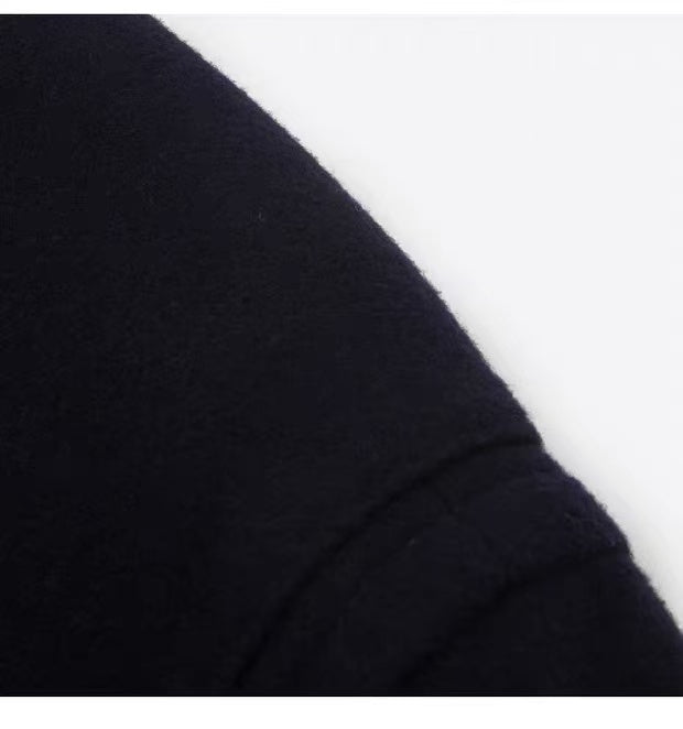 Burberry Deep Ink Blue Wool Duffle Coat – New with Tags
